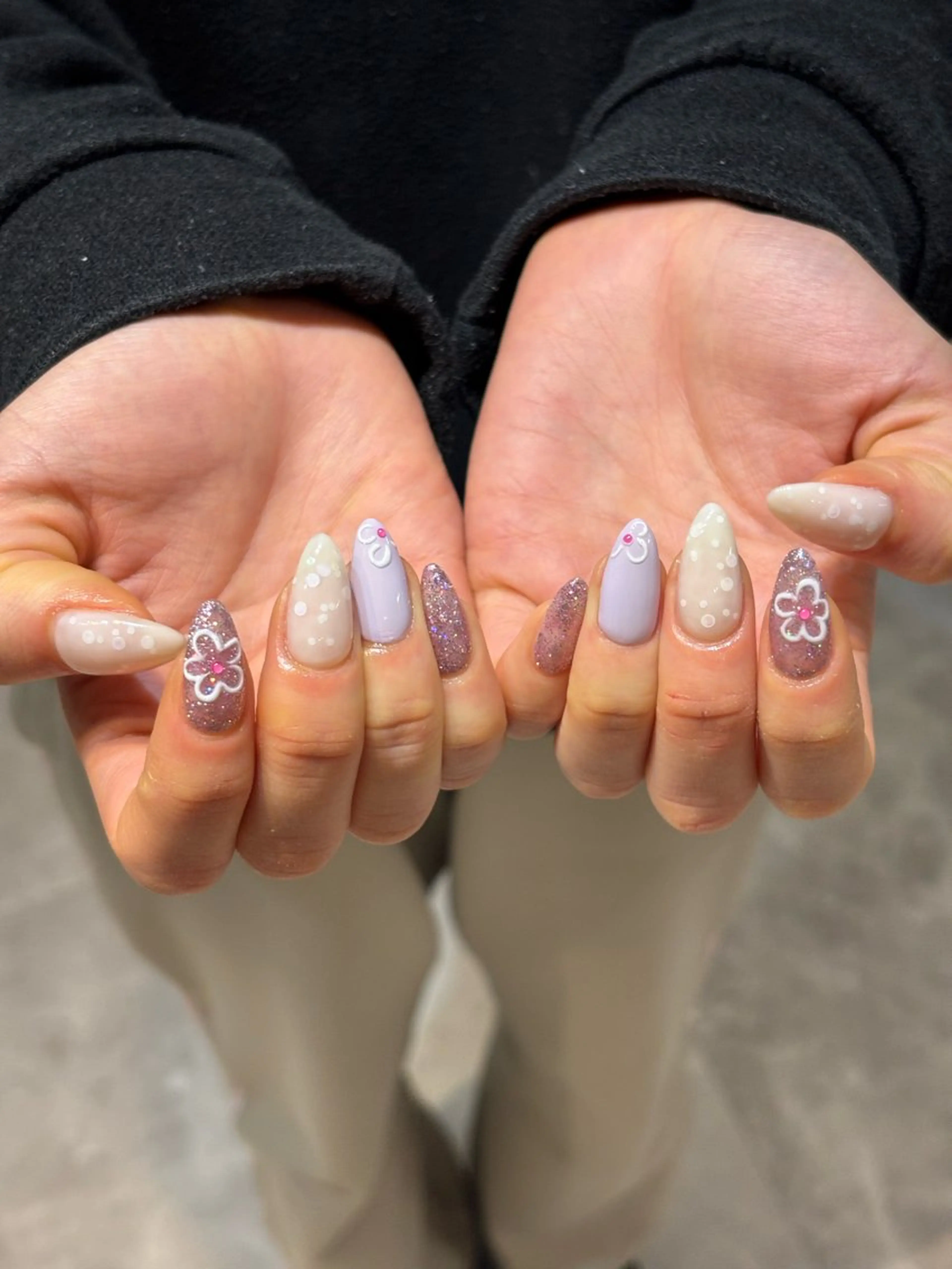 ネイル ハンドネイル アリアグレイス ネイルサロンのネイルデザイン