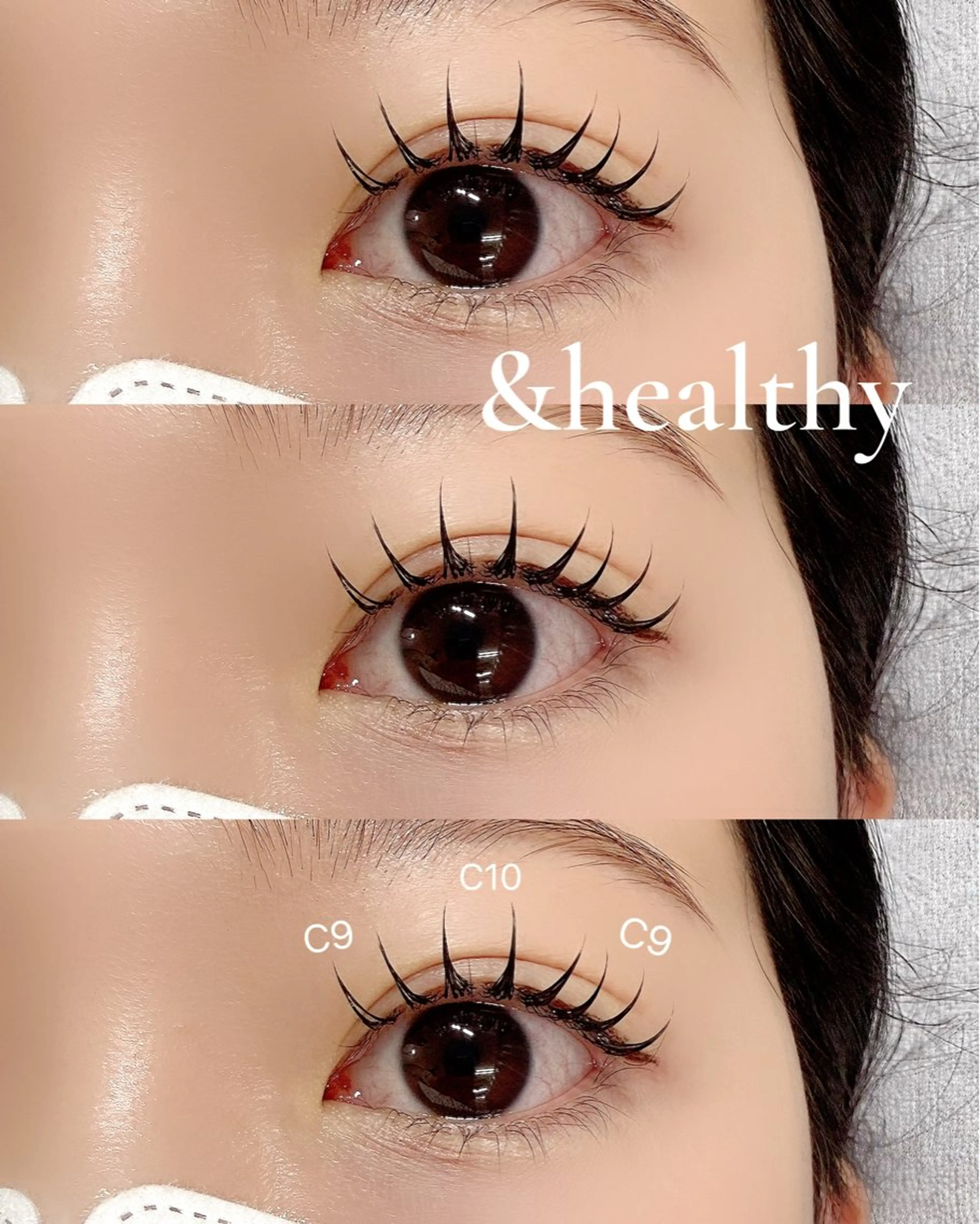 マツエク・マツパ mean room 🩶 ayanoのマツエク・マツパデザイン