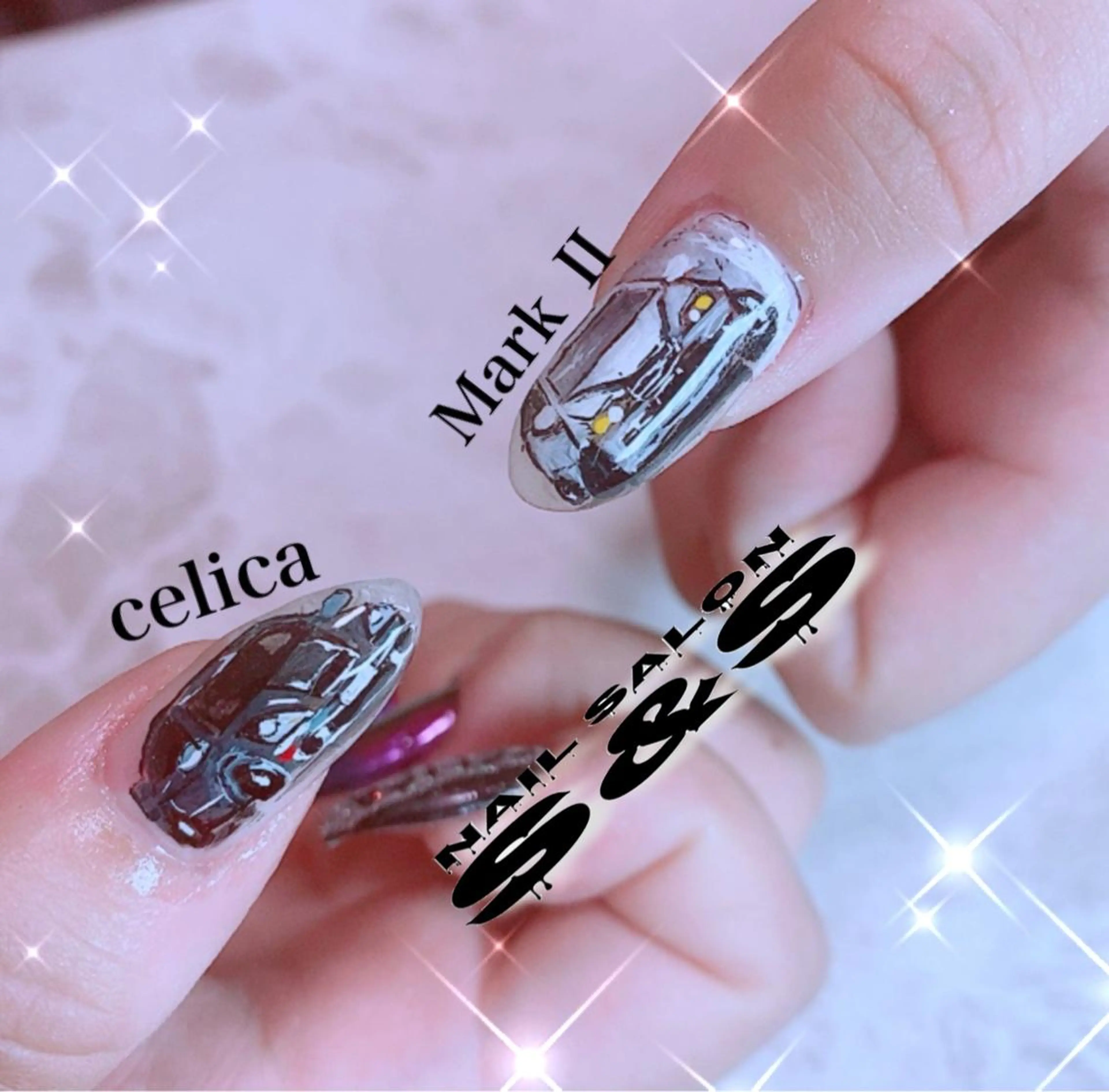 ネイル 長さ出し メンズネイル 持ち込み スカルプネイル S&S 村田小百合のネイルデザイン