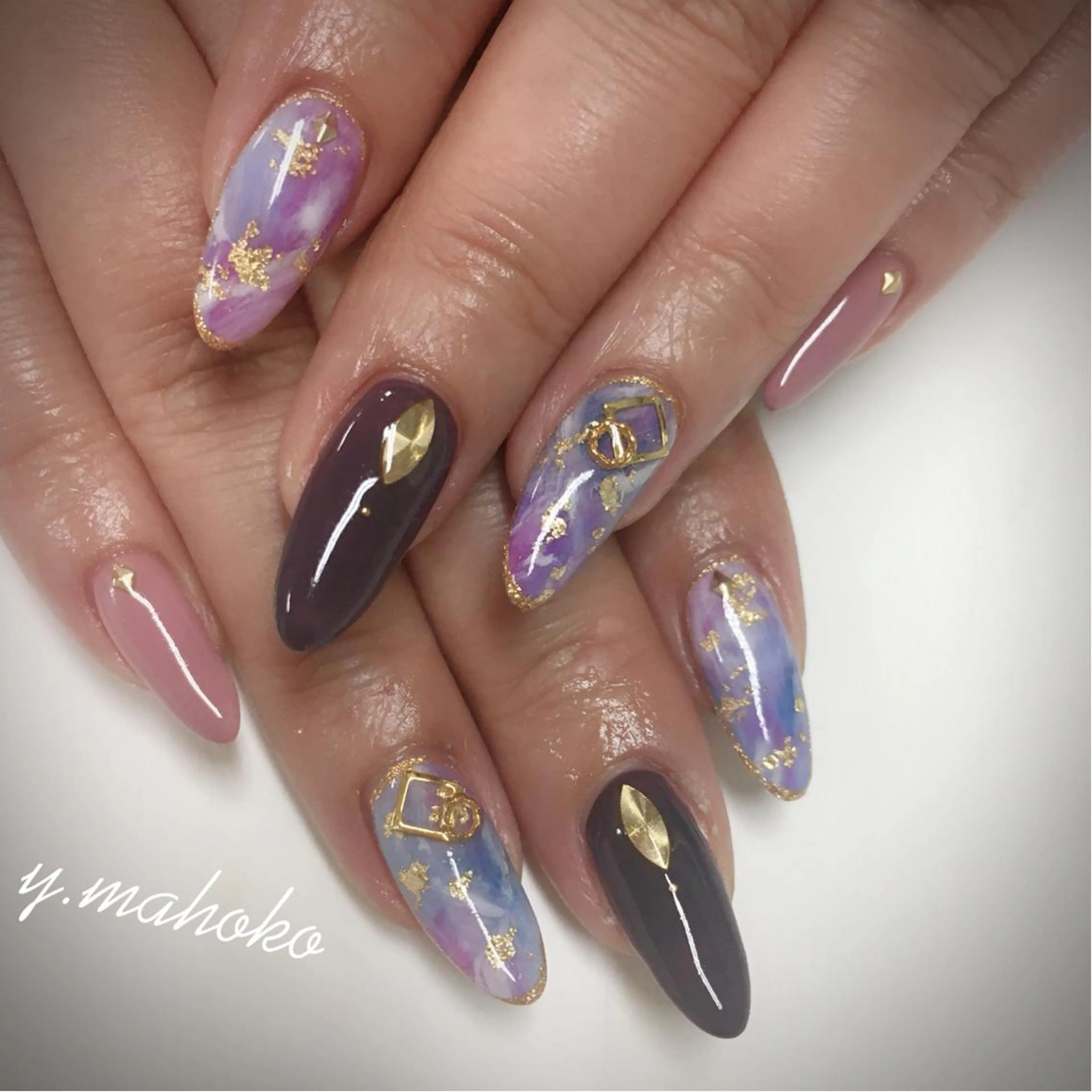 ネイル She nail studio 原宿所属・パラジェル有/ スカルプ/mahoのネイルデザイン