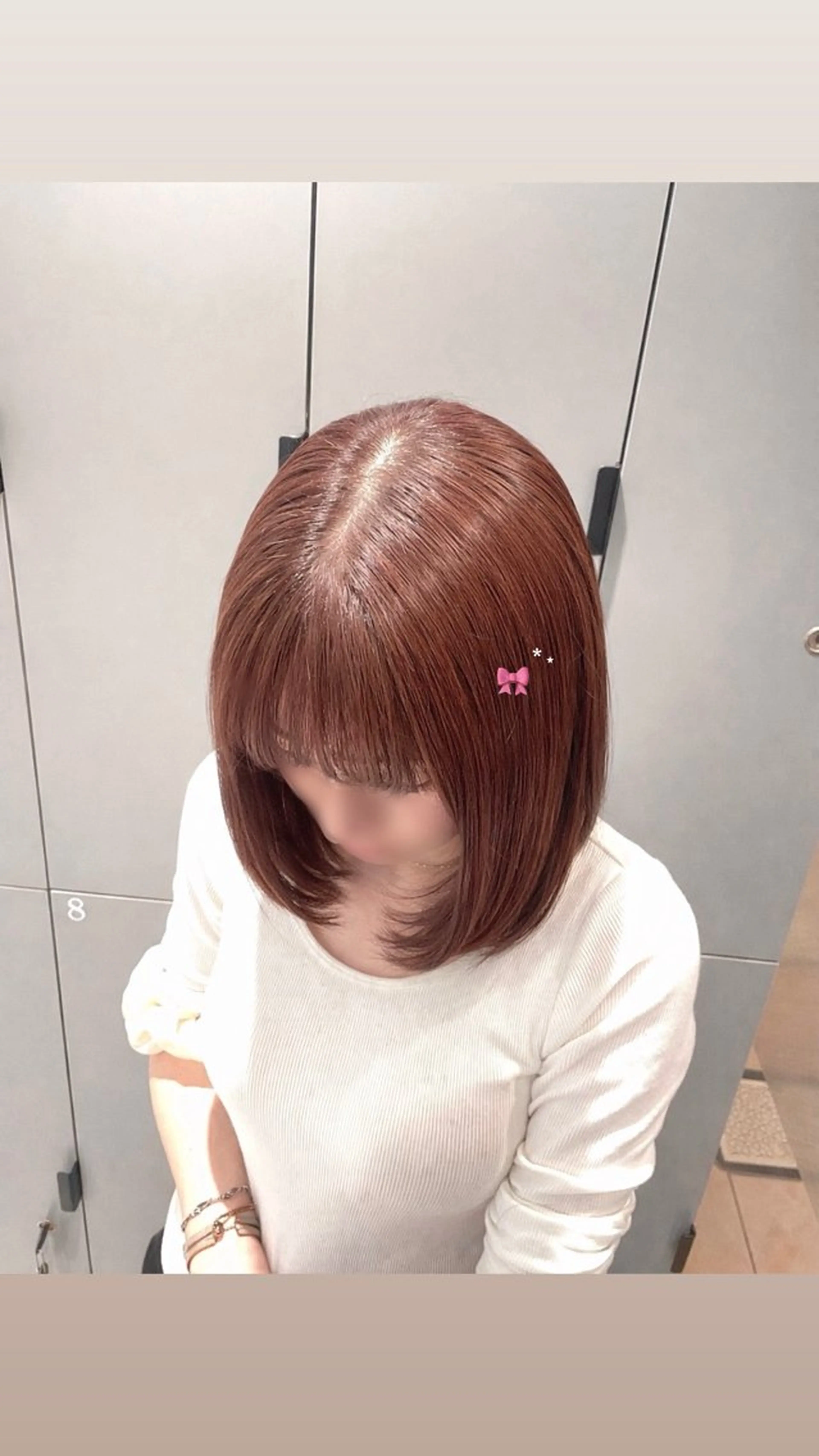 ミディアム カラー ヘアカラー 🌷柔らかカラー🍑 Miyu🪽のヘアスタイル