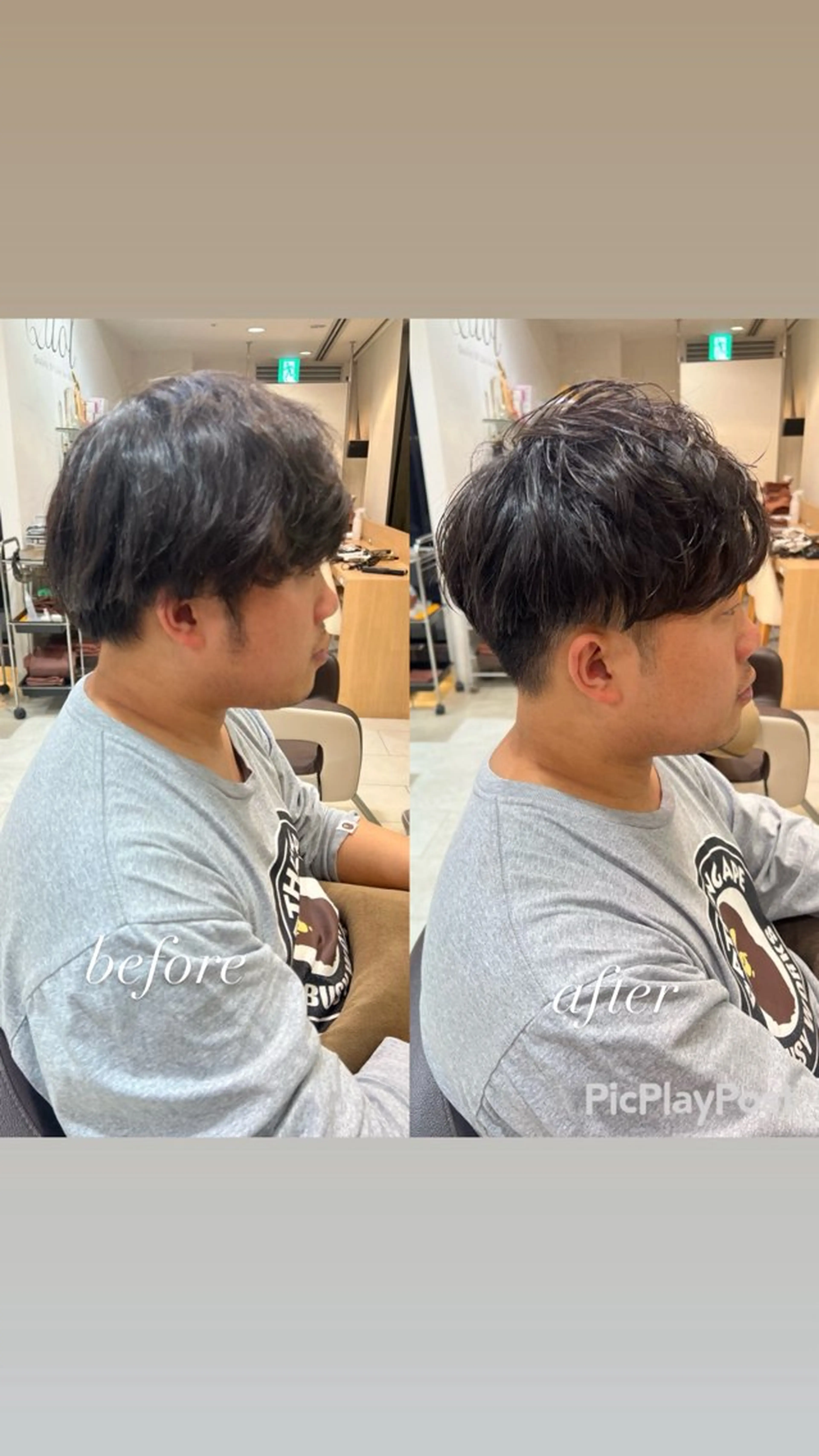 メンズ 大人女性ぼかし メンズ強化🦙平作のヘアスタイル