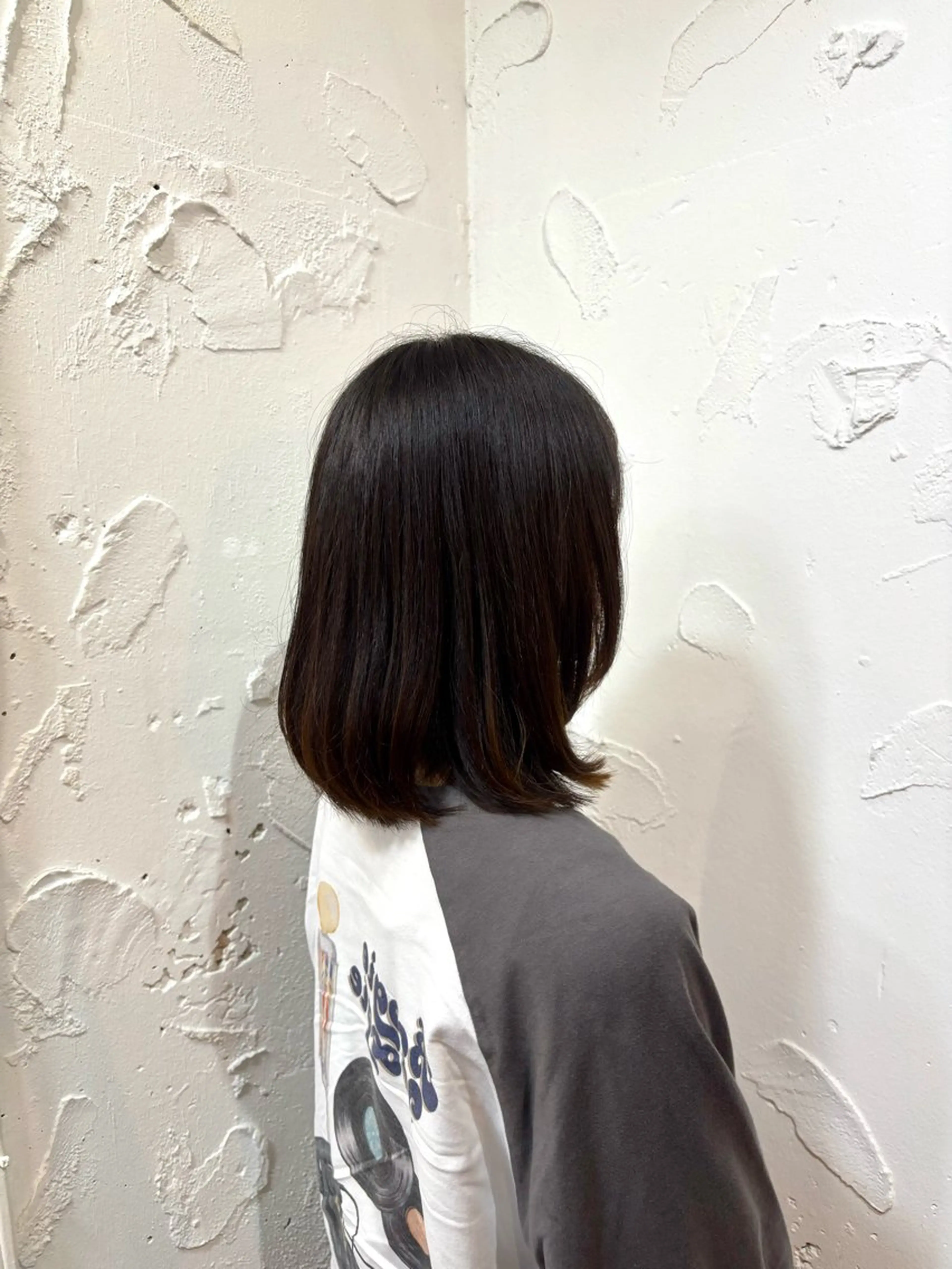 ミディアム ボブレイヤー ボブ 顔まわりレイヤー 顔周りカット レイヤーカット カット トリートメント 髙木 雅子のヘアスタイル