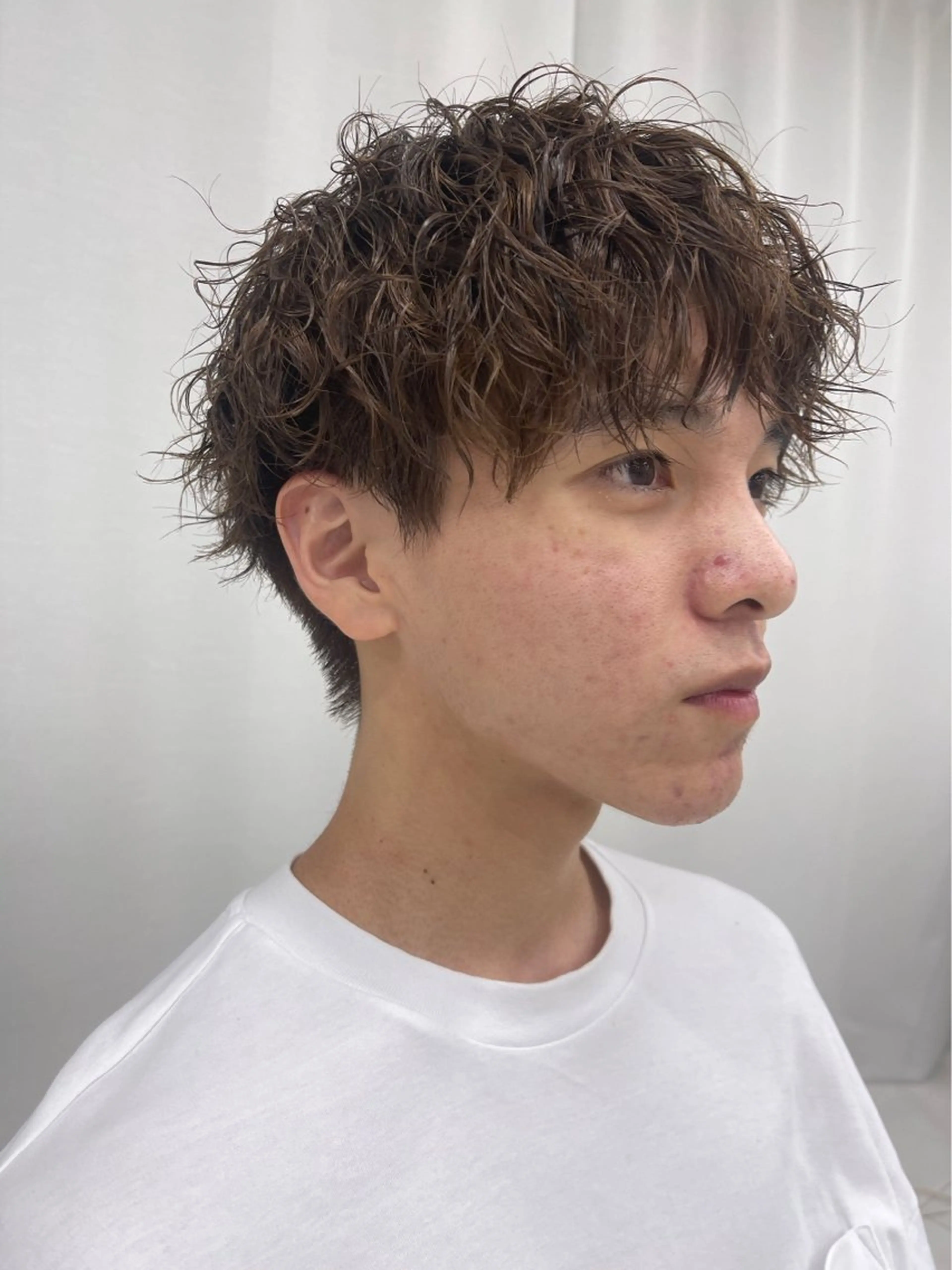 ショート パーマ 顔周り/韓国レイヤー junkaのヘアスタイル