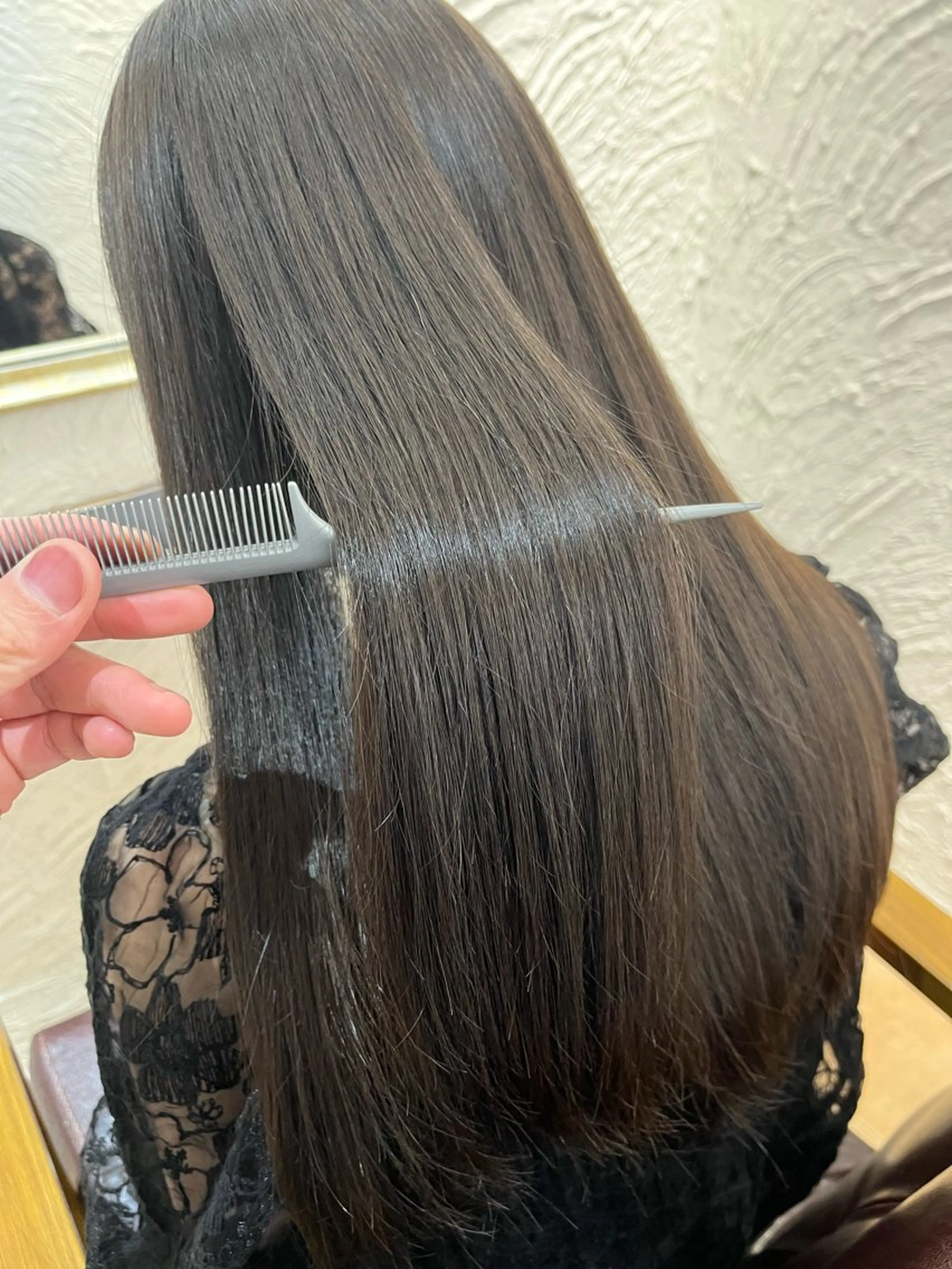 🧡😍ご新規様限定クーポン😍🧡小顔カット＋艶カラー＋レブリン酸トリートメント✂️の写真