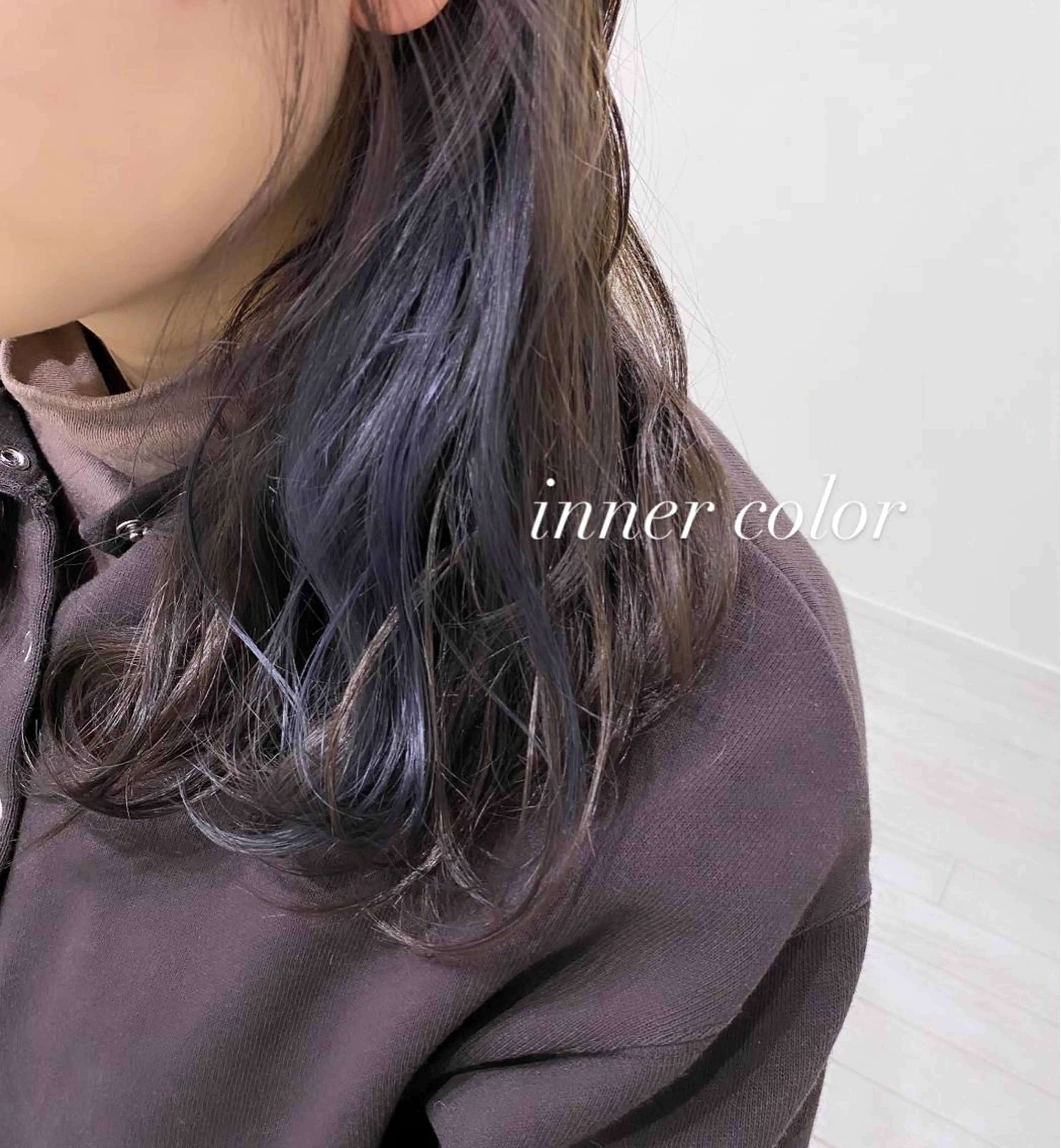 セミロング カラー flen所属・𖤣𖥧𖥣𖥧田中 姫乃𖤣𖥧𖥣𖡡のヘアスタイル