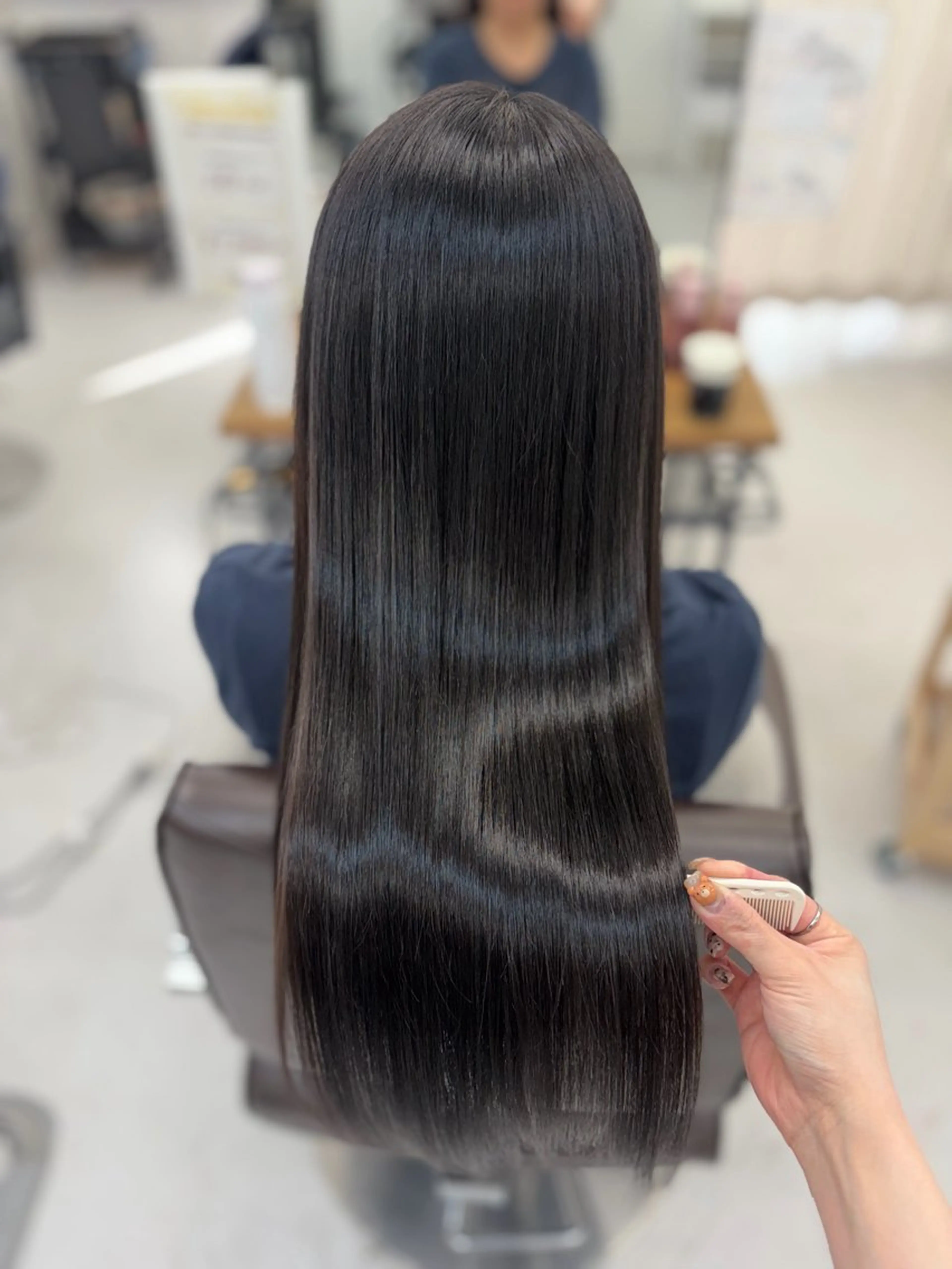 ロング カット ヘアカラー MANA艶髪カラー /髪質改善/ボブのヘアスタイル