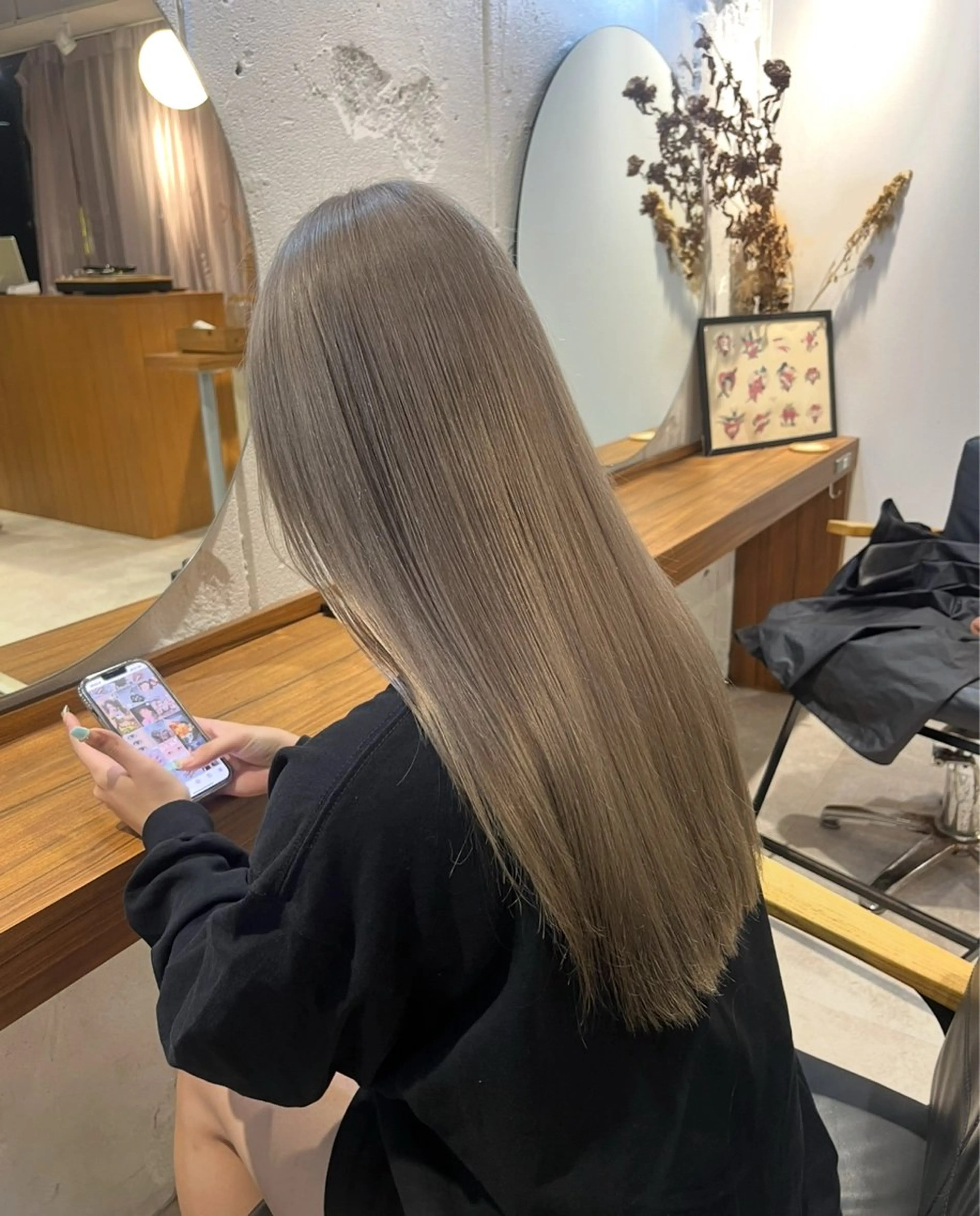 ロング カラー 岡本 太陽☀️のヘアスタイル