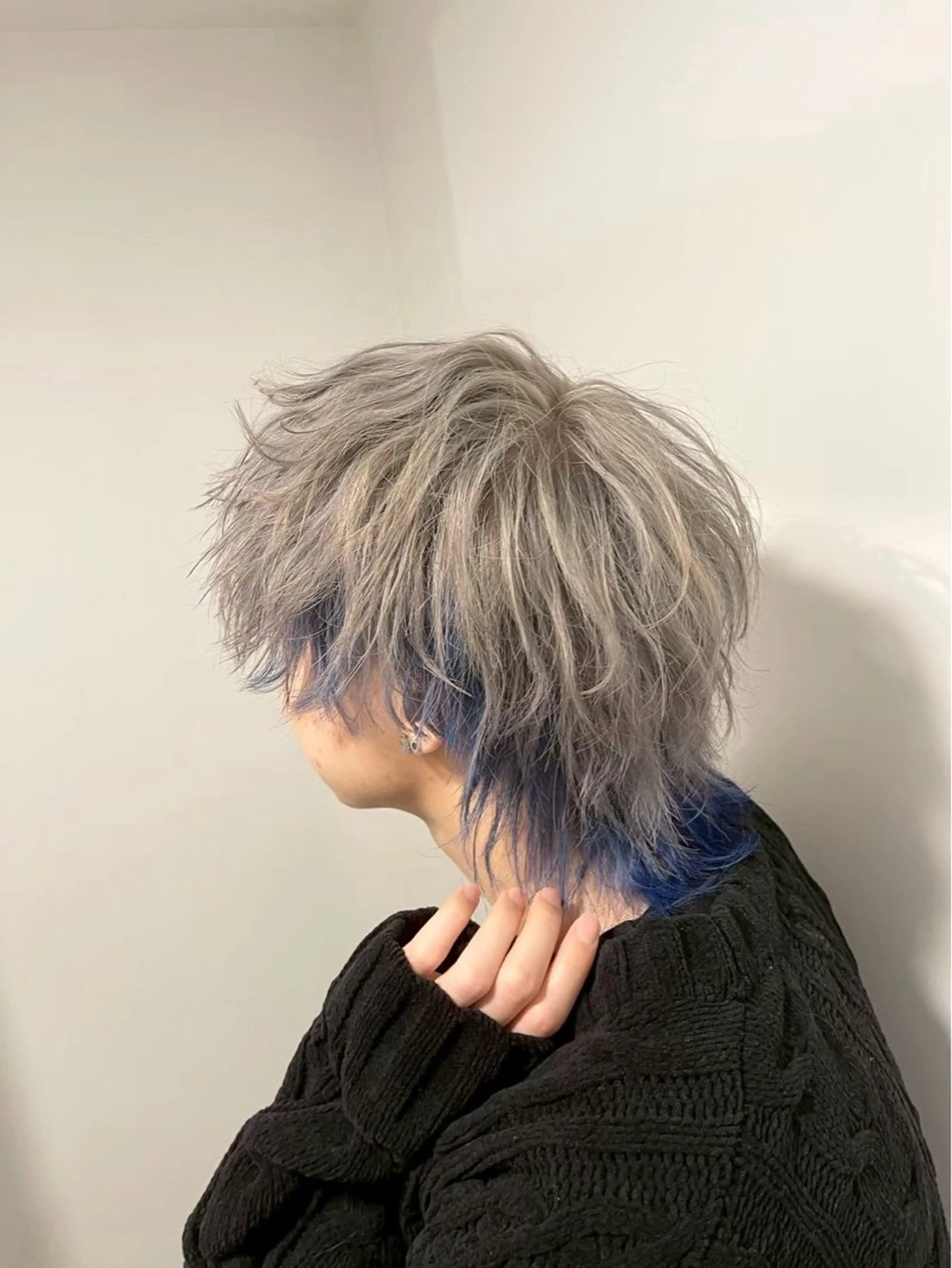 カラー メンズ カット ヘアカラー トリートメント ヘアセット 栄/デザイン/ ブリーチ/琉輝のヘアスタイル