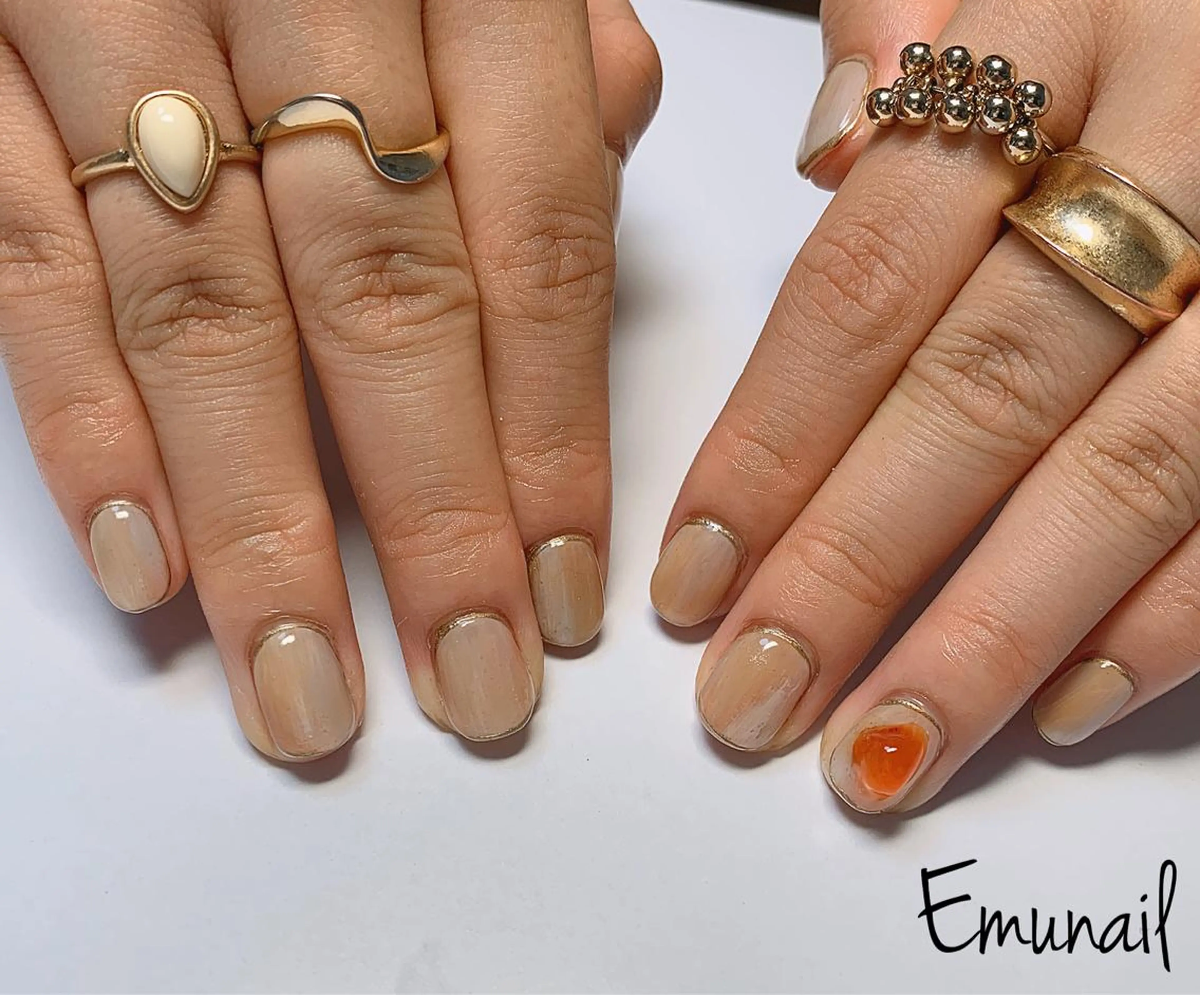 ネイル ハンドネイル Emu Nailのネイルデザイン