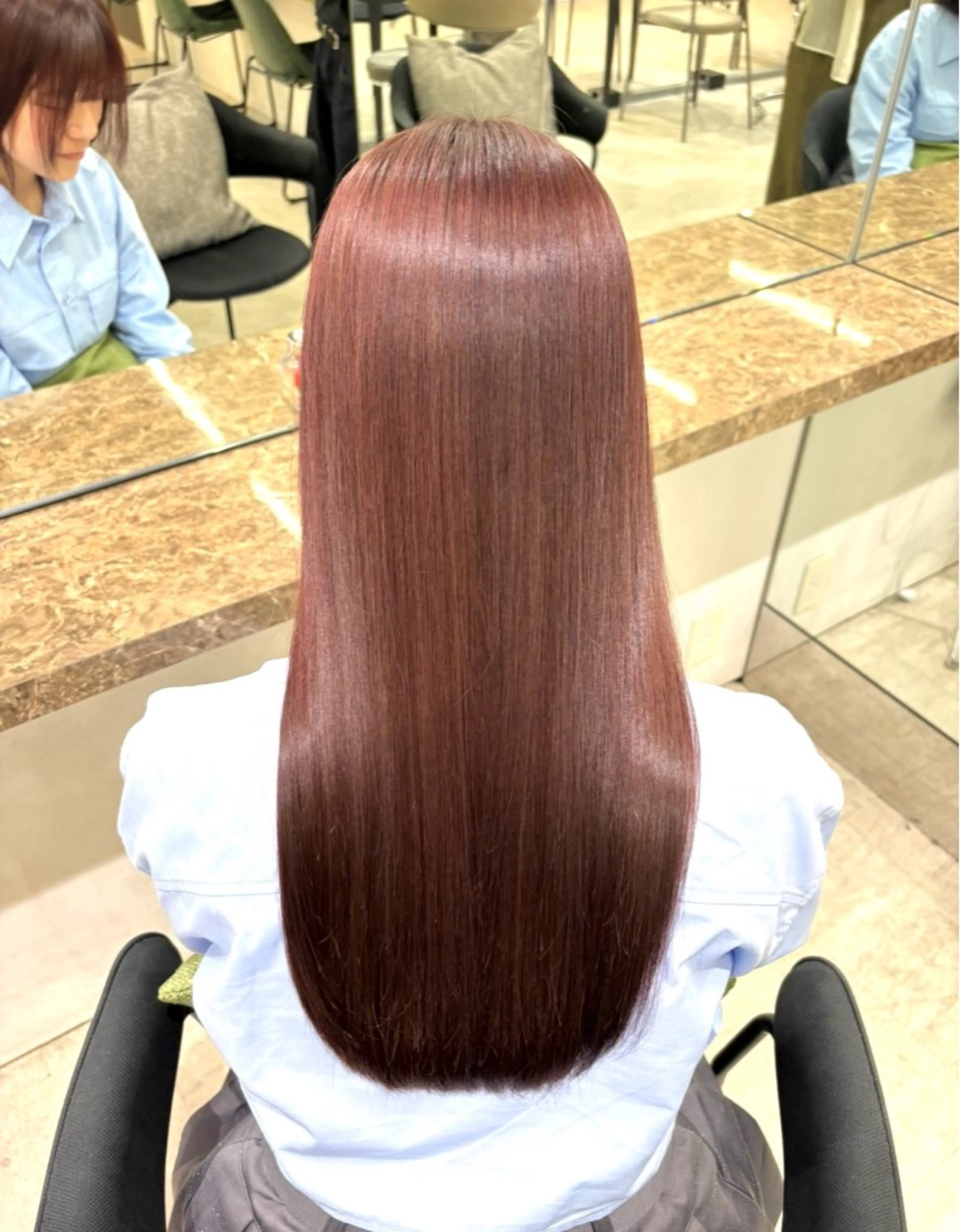 カラー ピンクカラー ヘアカラー i.Tokyo所属・美髪/縮毛矯正/ 渋谷/ゆうな🤍のヘアスタイル