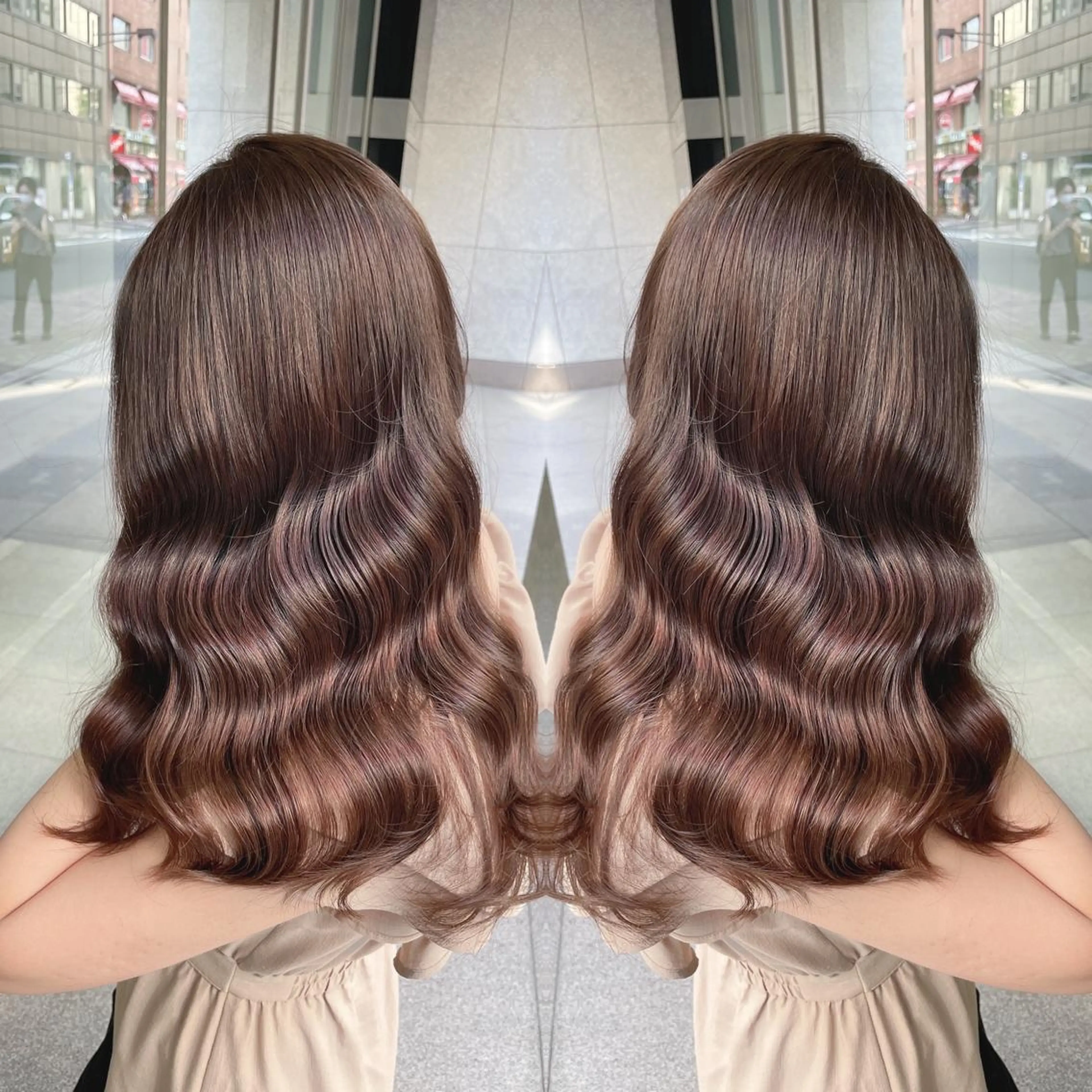 ロング カラー 美髪美容師 くぼた店長🫧のヘアスタイル