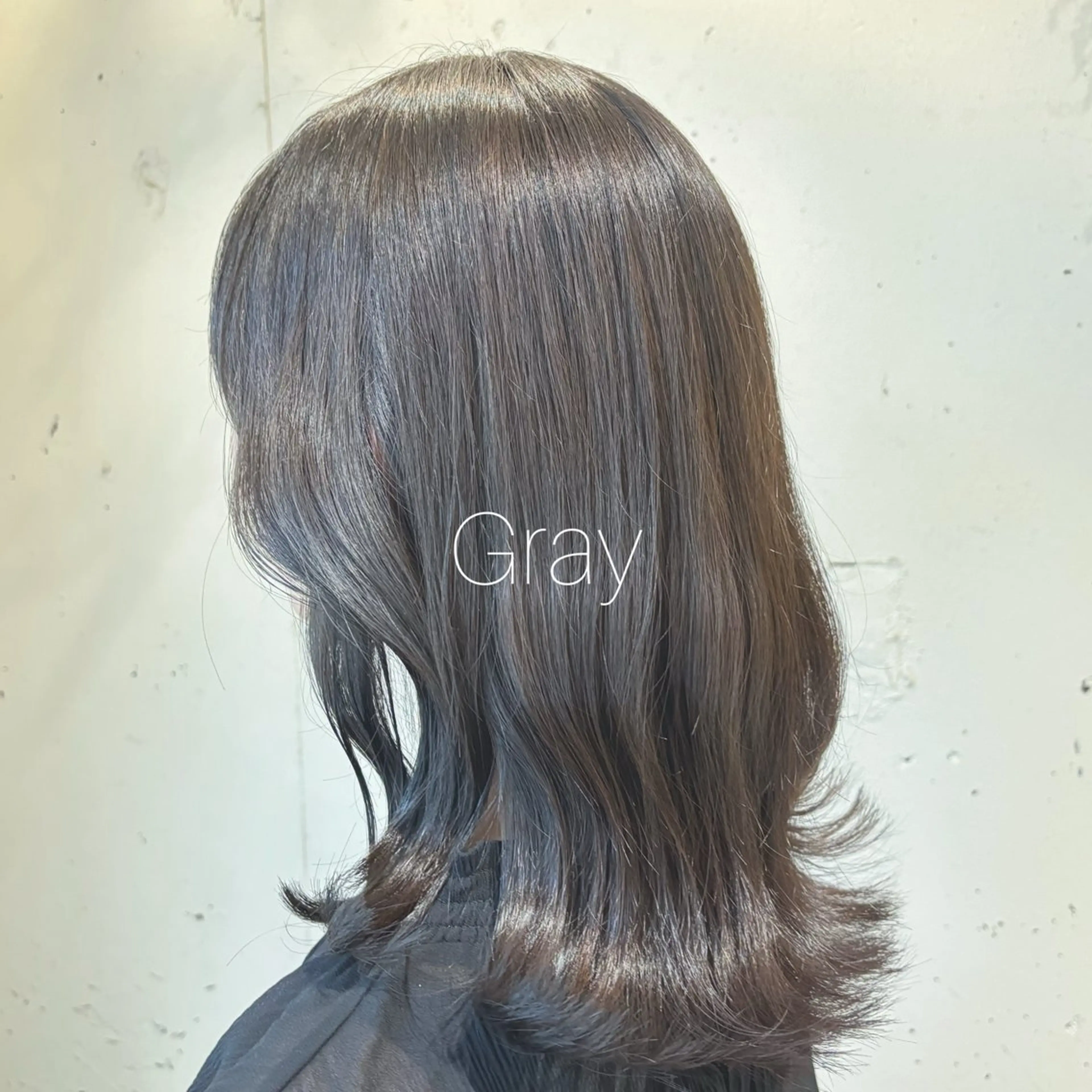 ミディアム カラー カット ヘアカラー 𓅰なかがわ ふみな𓅯のヘアスタイル