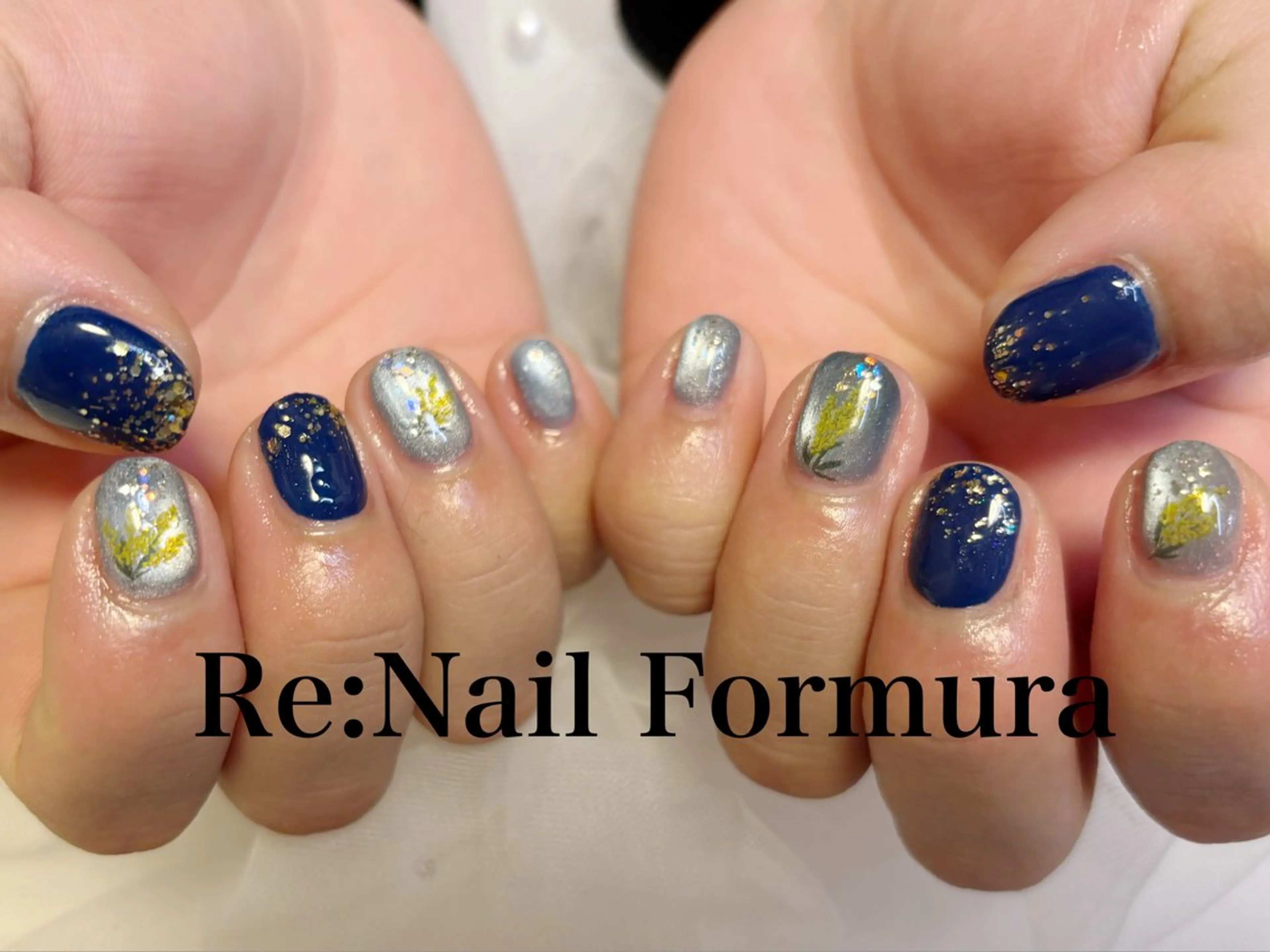 ミディアム ハンドネイル Re:Nail Formula所属・kido chieのネイルデザイン