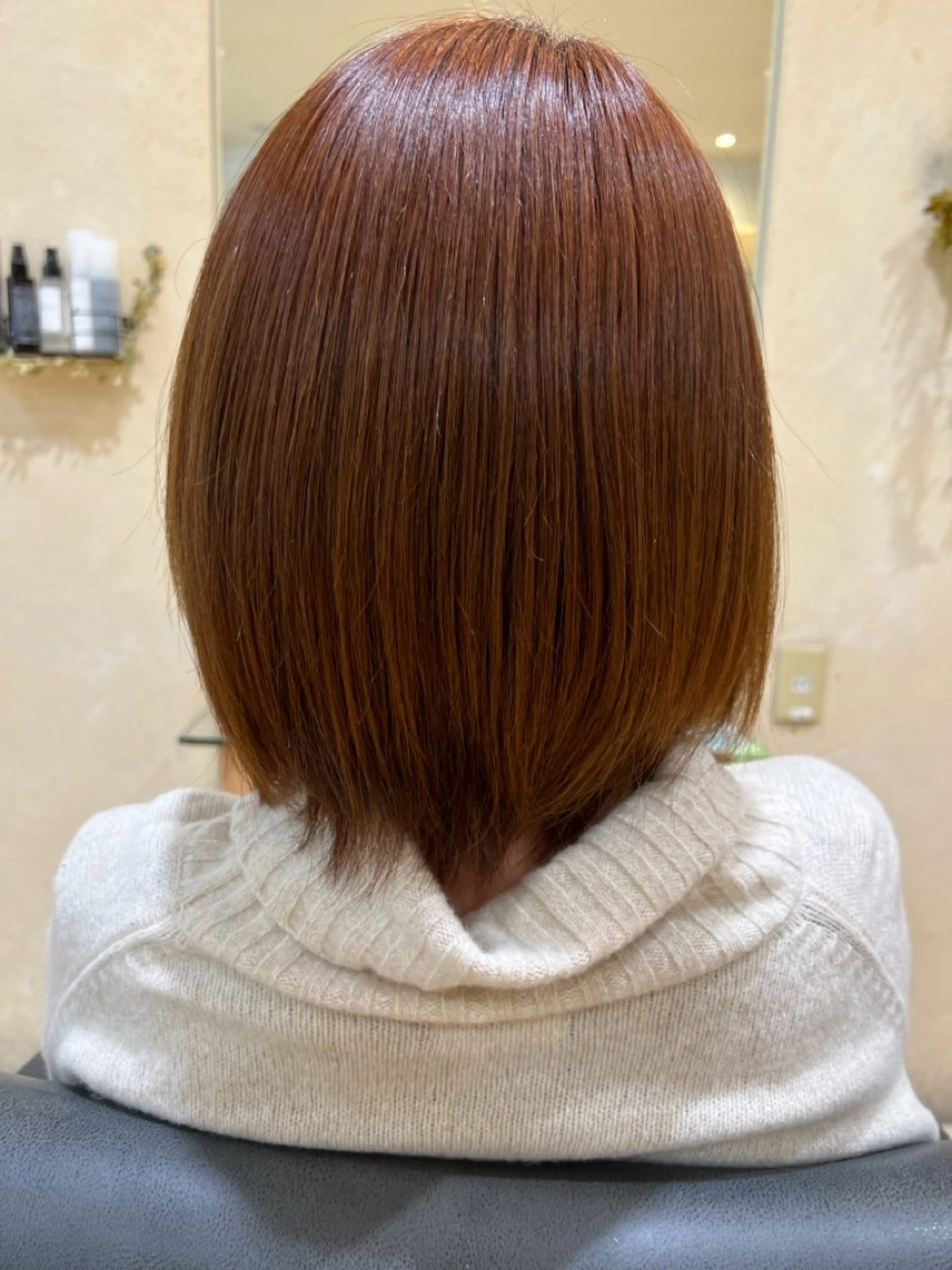 ミディアム カット ヘアカラー トリートメント cnナカオ有松店 山本鷹亨のヘアスタイル