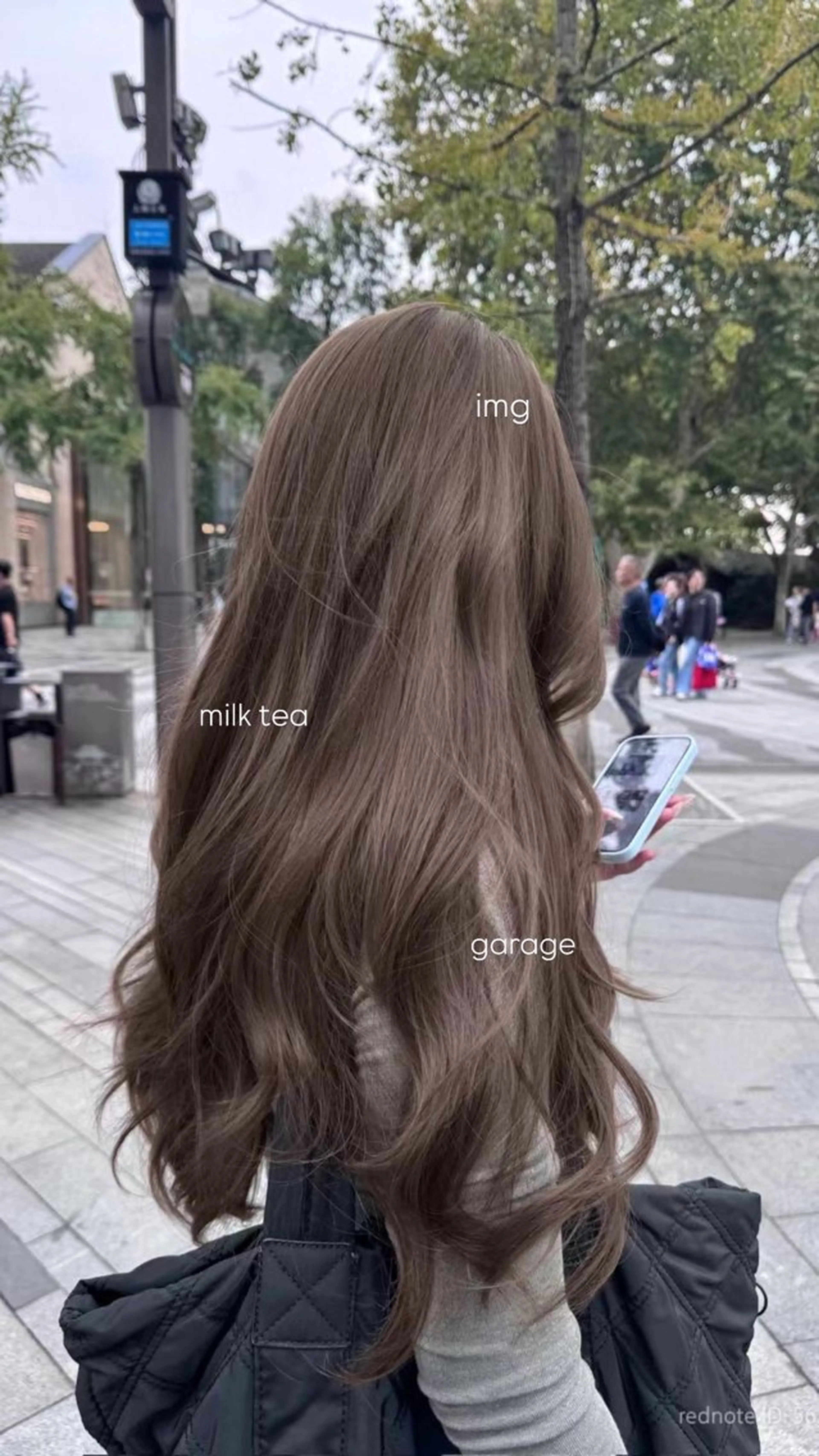 カラー ベージュ・ラベンダー カラー🎀りりのヘアスタイル