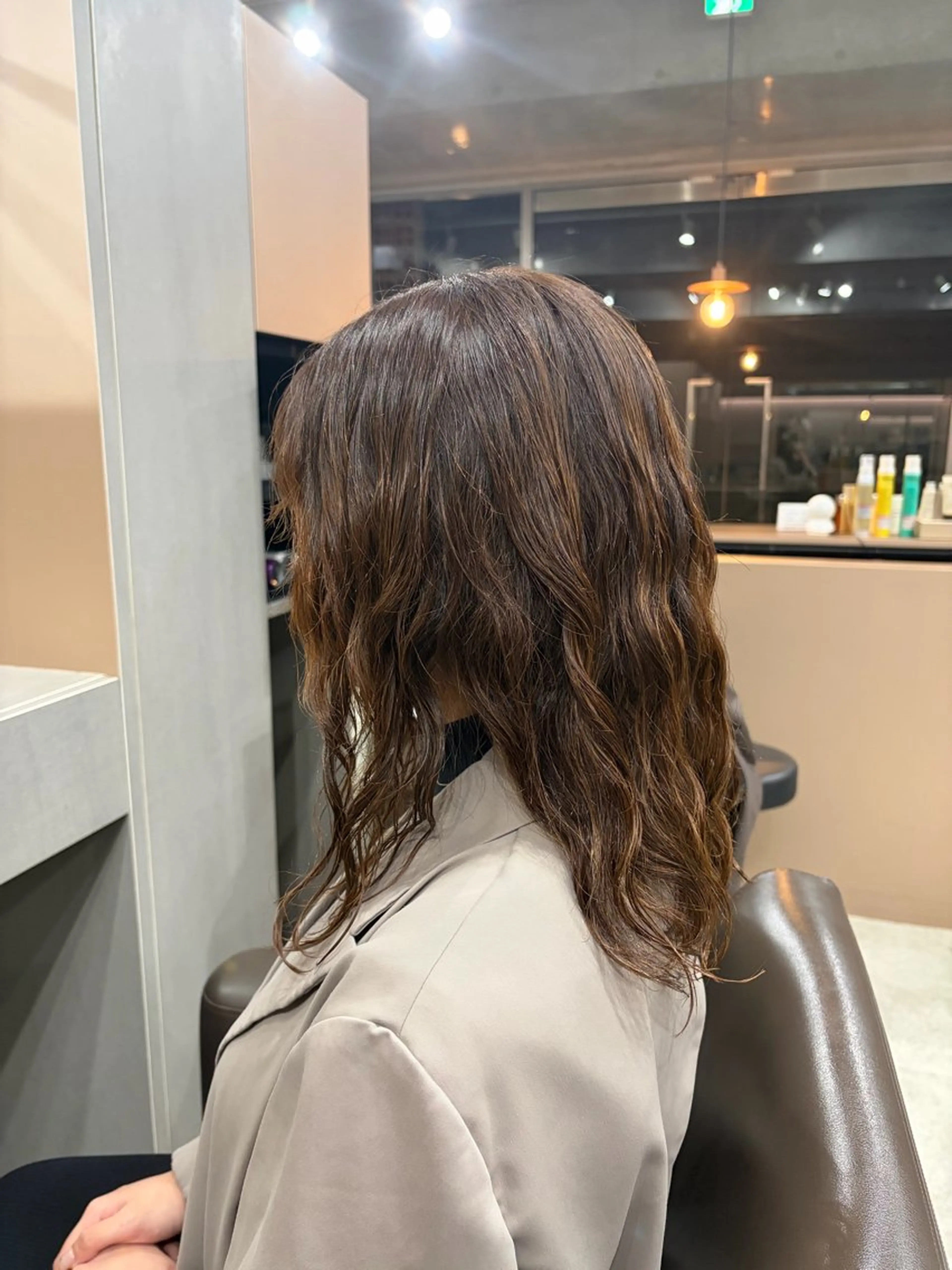 ミディアム パーマ パーマ ボブ/ミディアム/表 参道パーマ/aobaのヘアスタイル