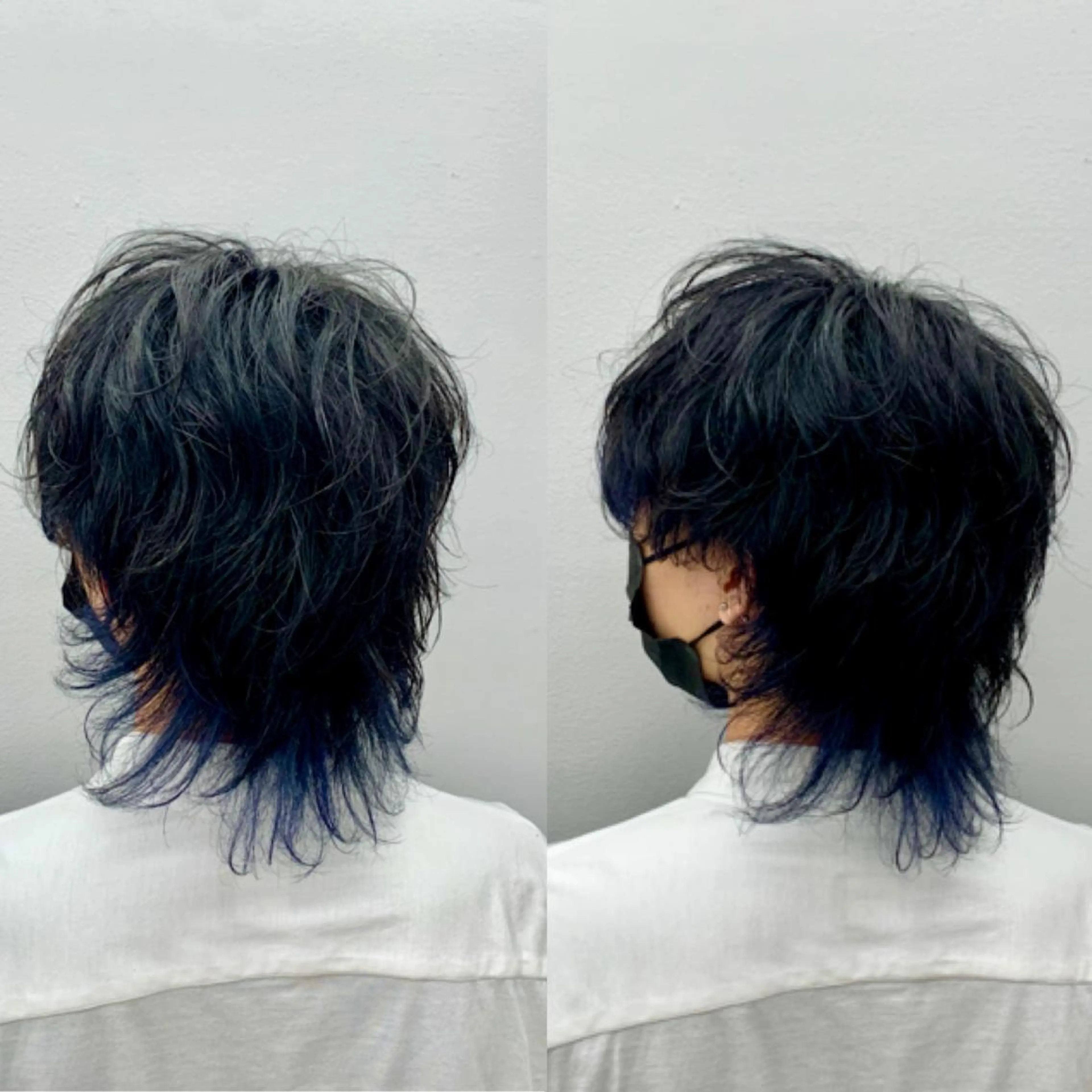 メンズ カルマパーマ メンズパーマ メンズウルフカット ウルフカット hair&make NOISM -eha-所属・メンズ特化美容師/ 新井　洸太のヘアスタイル