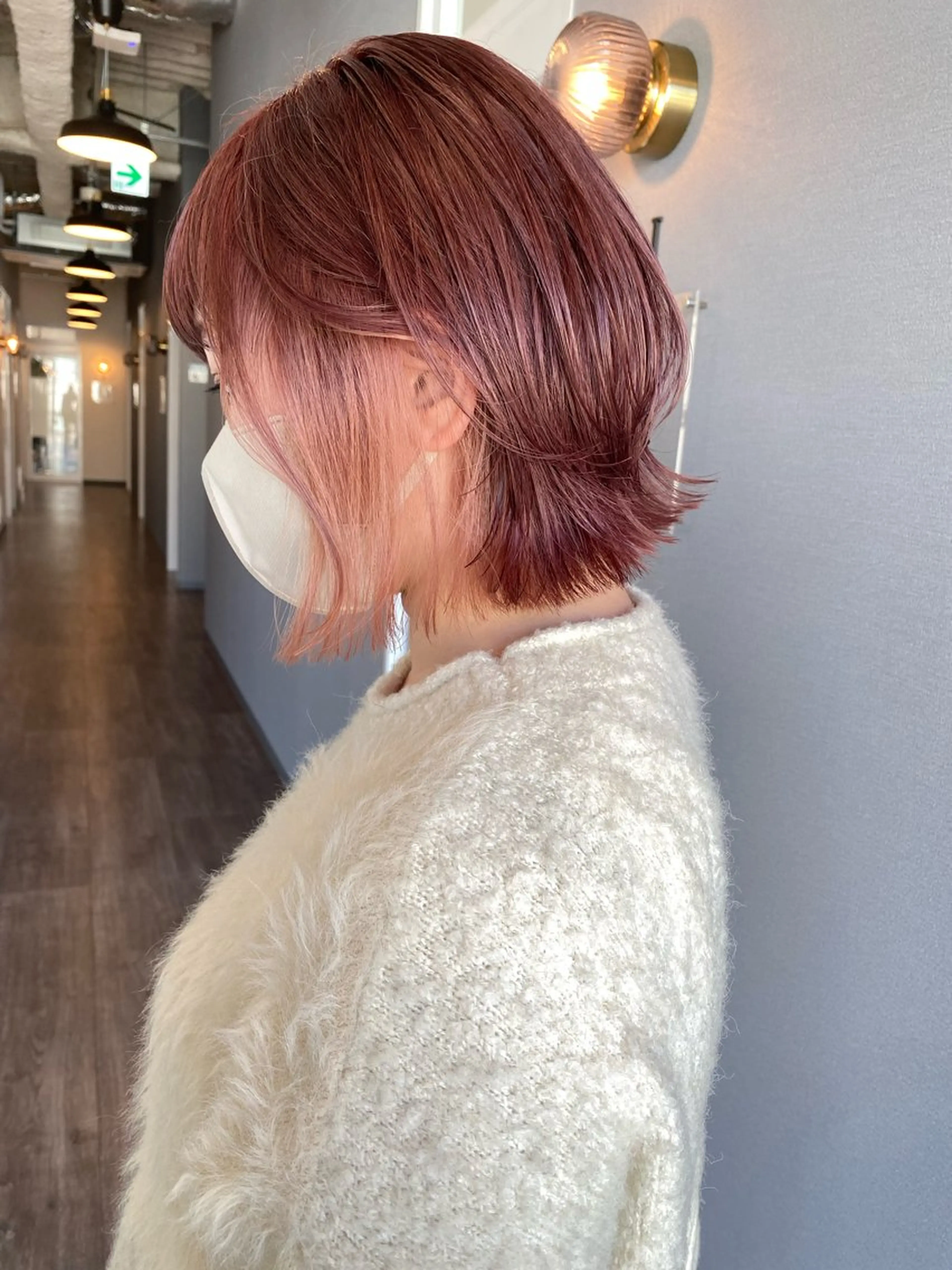 ミディアム カラー カット ヘアカラー トリートメント 似合わせカラーパーマ 🌿kitin米川のヘアスタイル