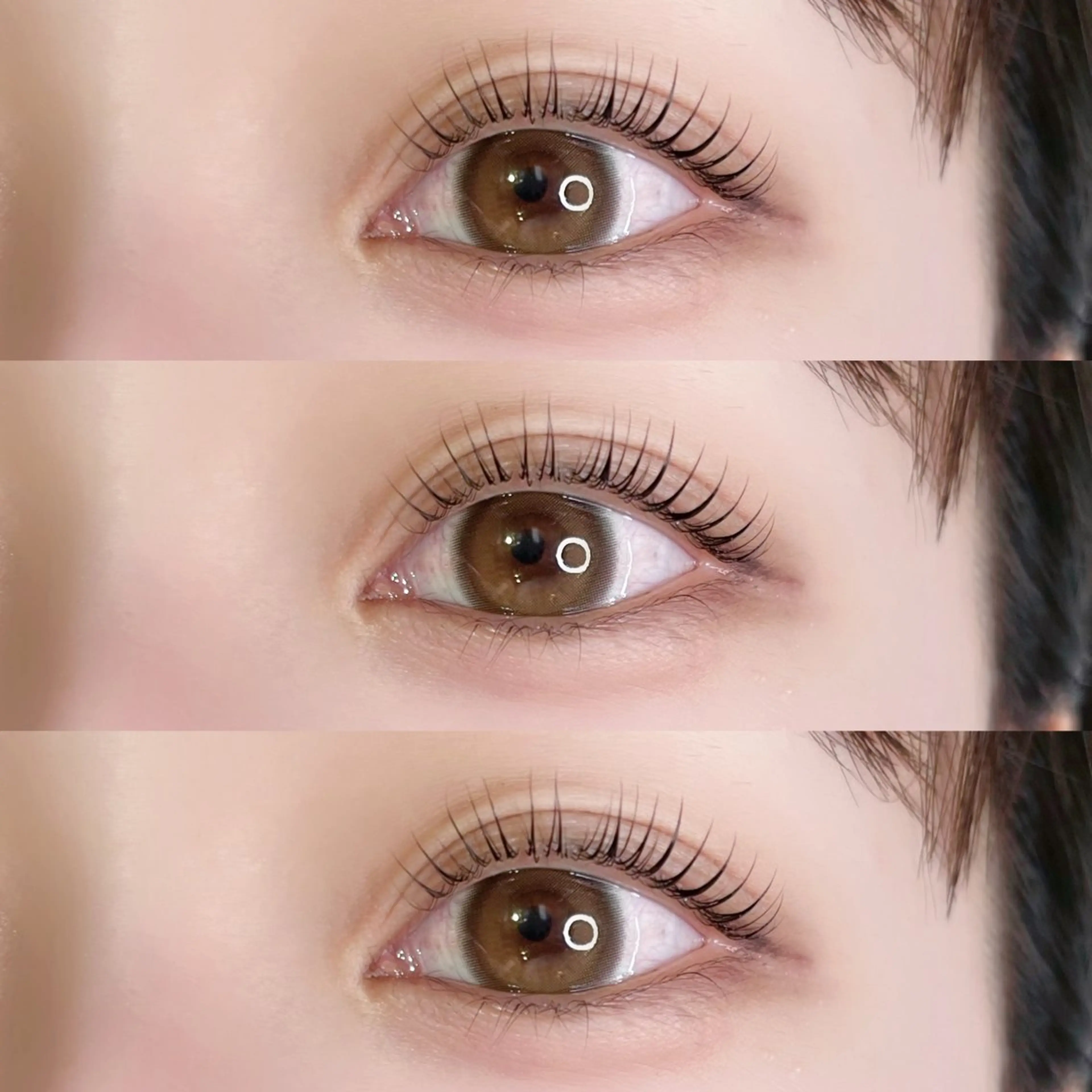 マツエク・マツパ 束感まつ毛 韓国風マツエク ナチュラル 下まつげエクステ 一重×まつ毛パーマ 眉毛/まつ毛パーマ/WAX脱毛 Navillera 自由が丘所属・眉毛／まつ毛サロン Ayamiのマツエク・マツパデザイン