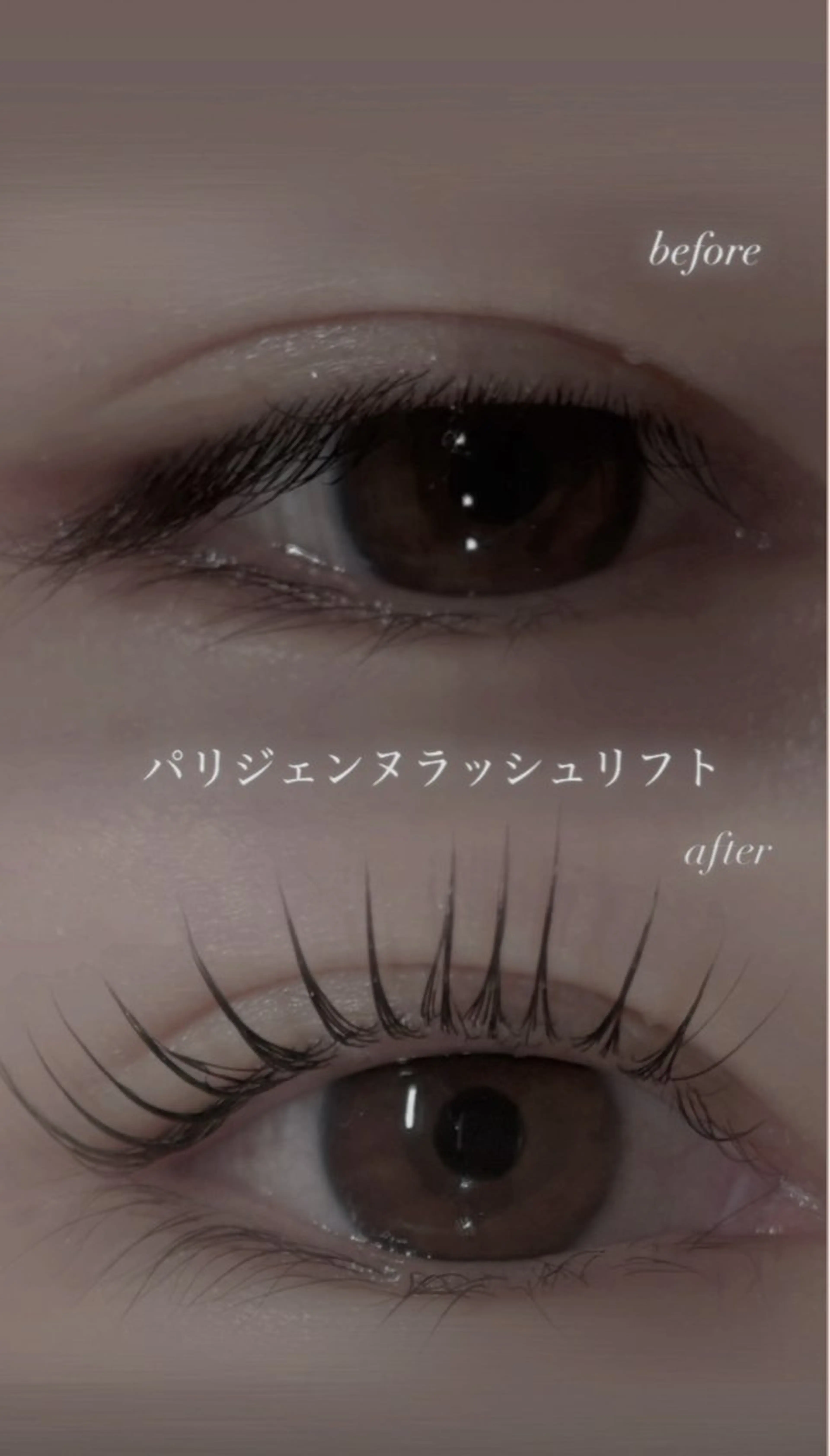 マツエク・マツパ パリジェンヌラッシュリフト 仲尾 奏音のマツエク・マツパデザイン