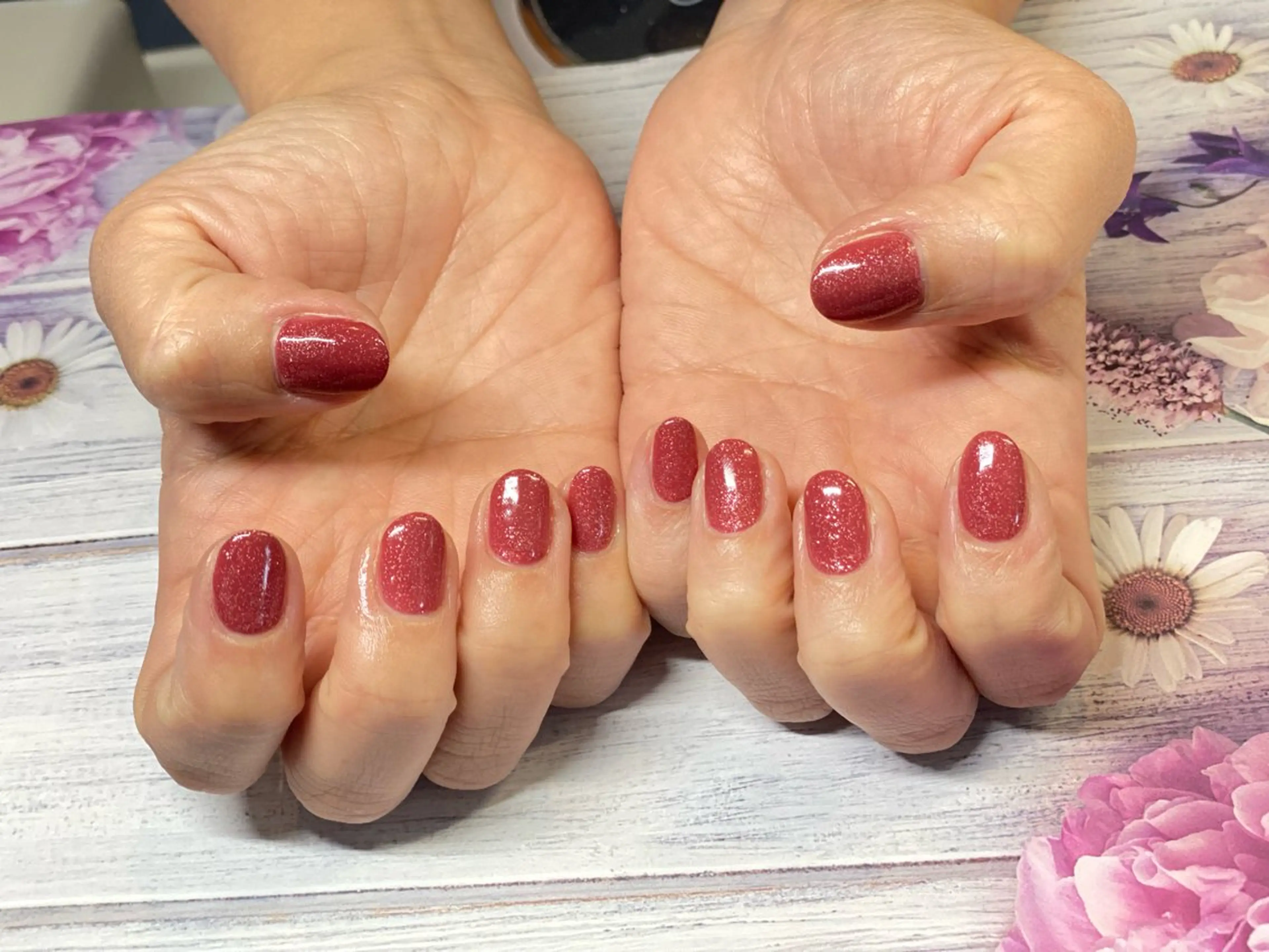 ネイル ワンカラーネイル R.I所属・R.I みちのネイルデザイン