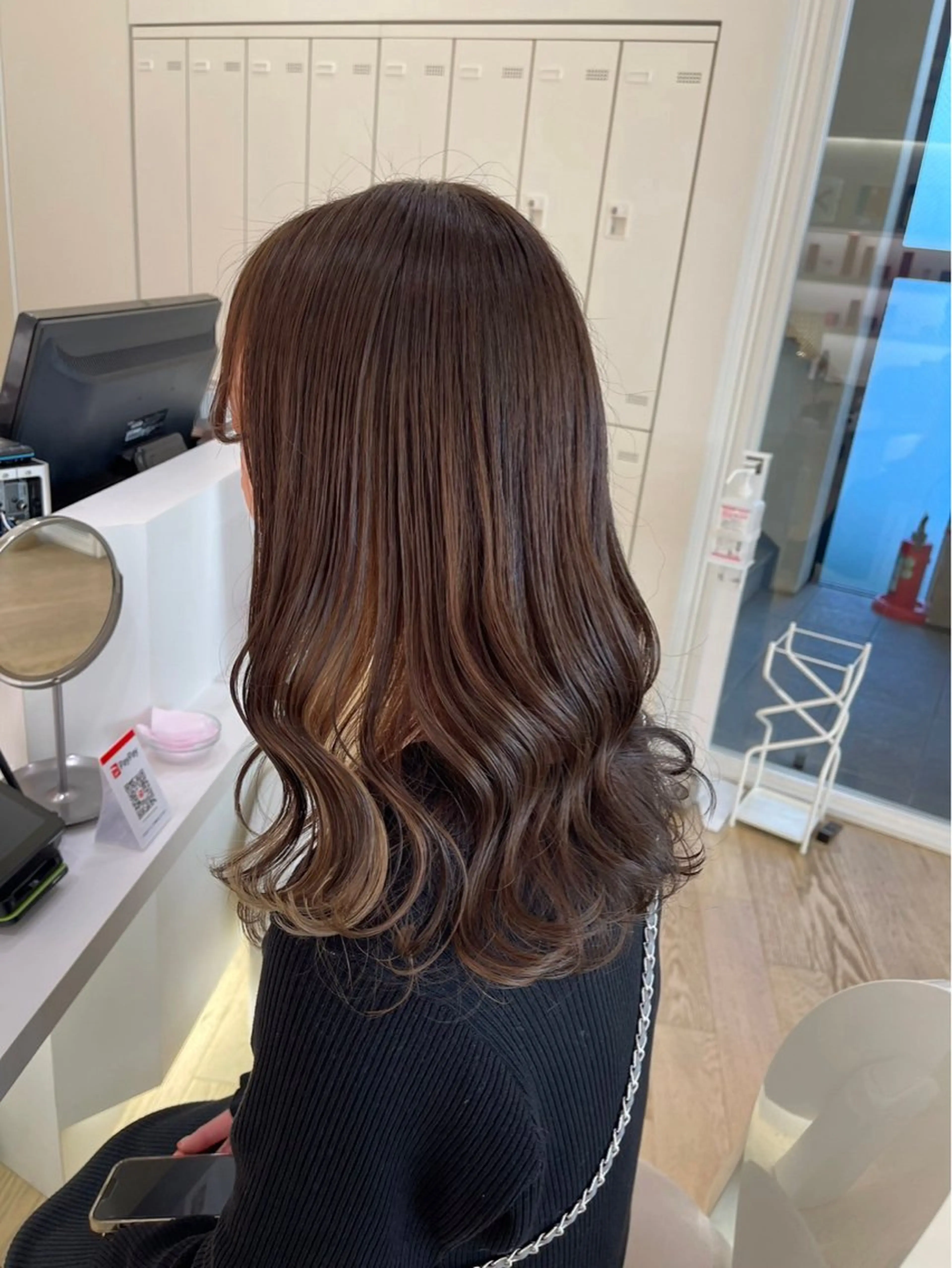 セミロング ParveMix 岡本えりかのヘアスタイル