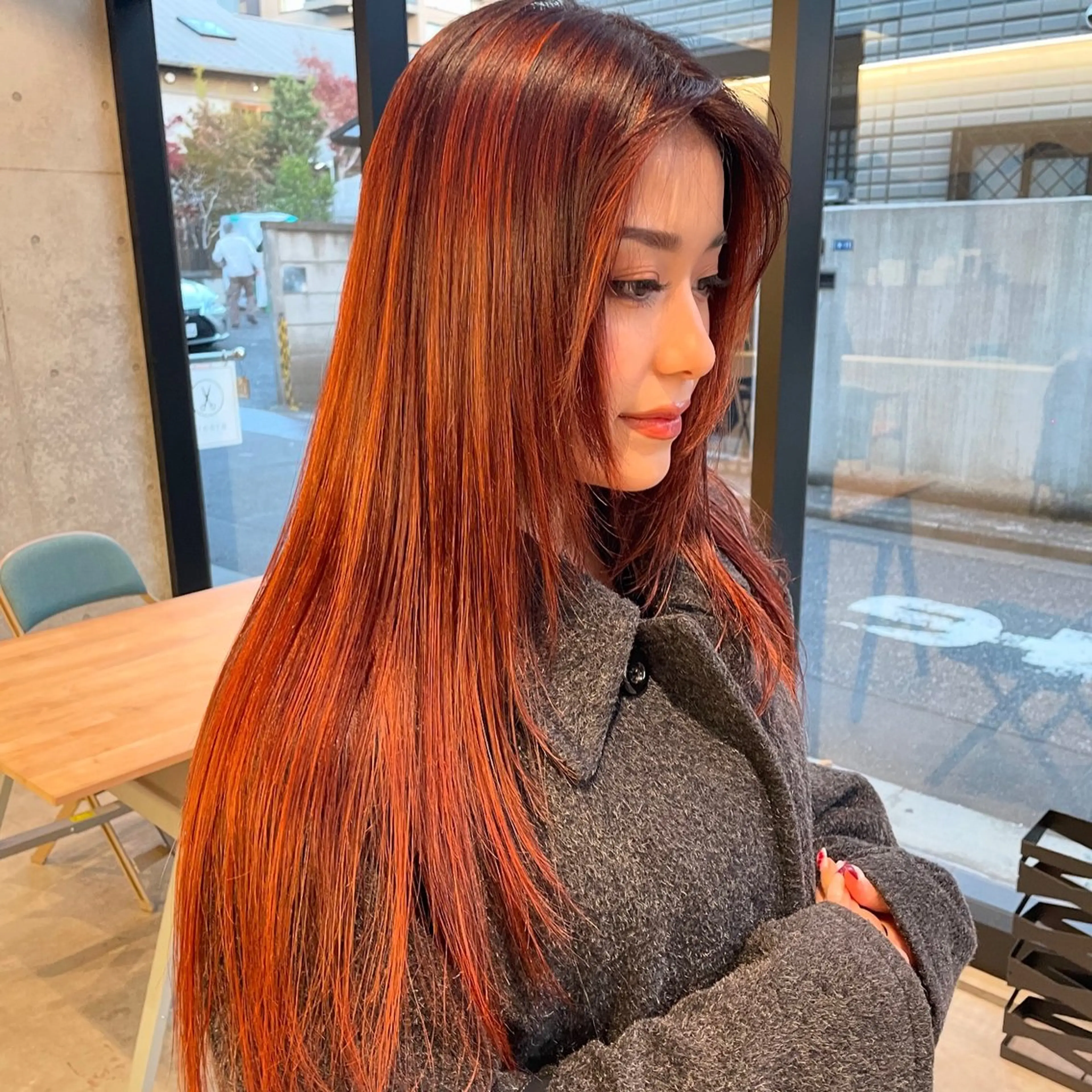 ロング カラー ヘアアレンジ ブリーチ ハイライトカラー ハイライト ヘアカラー トリートメント ヘッドスパ Mizobe misakiのヘアスタイル