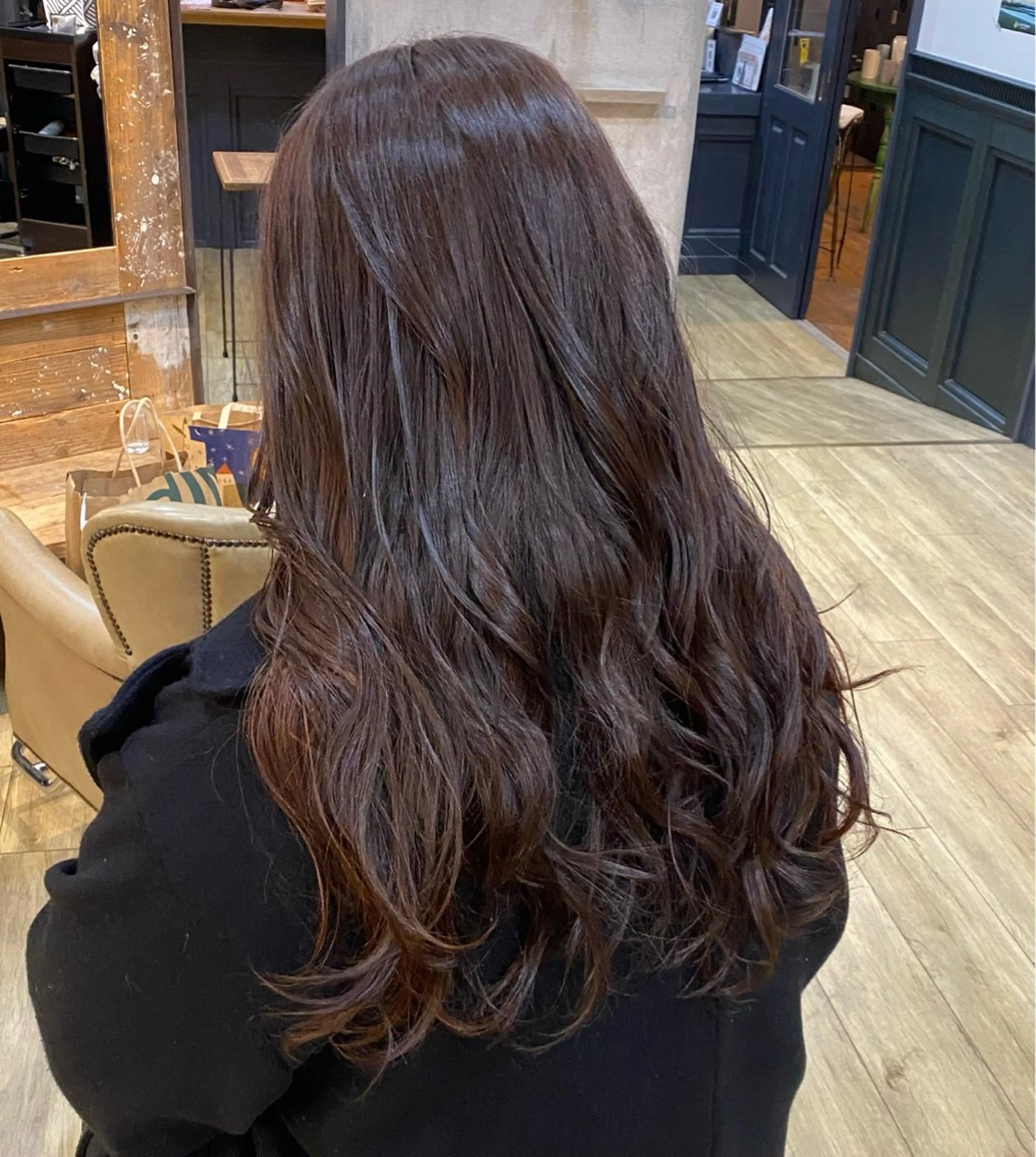 ロング ツヤ感/透明感カラー /蟹江/harunaのヘアスタイル