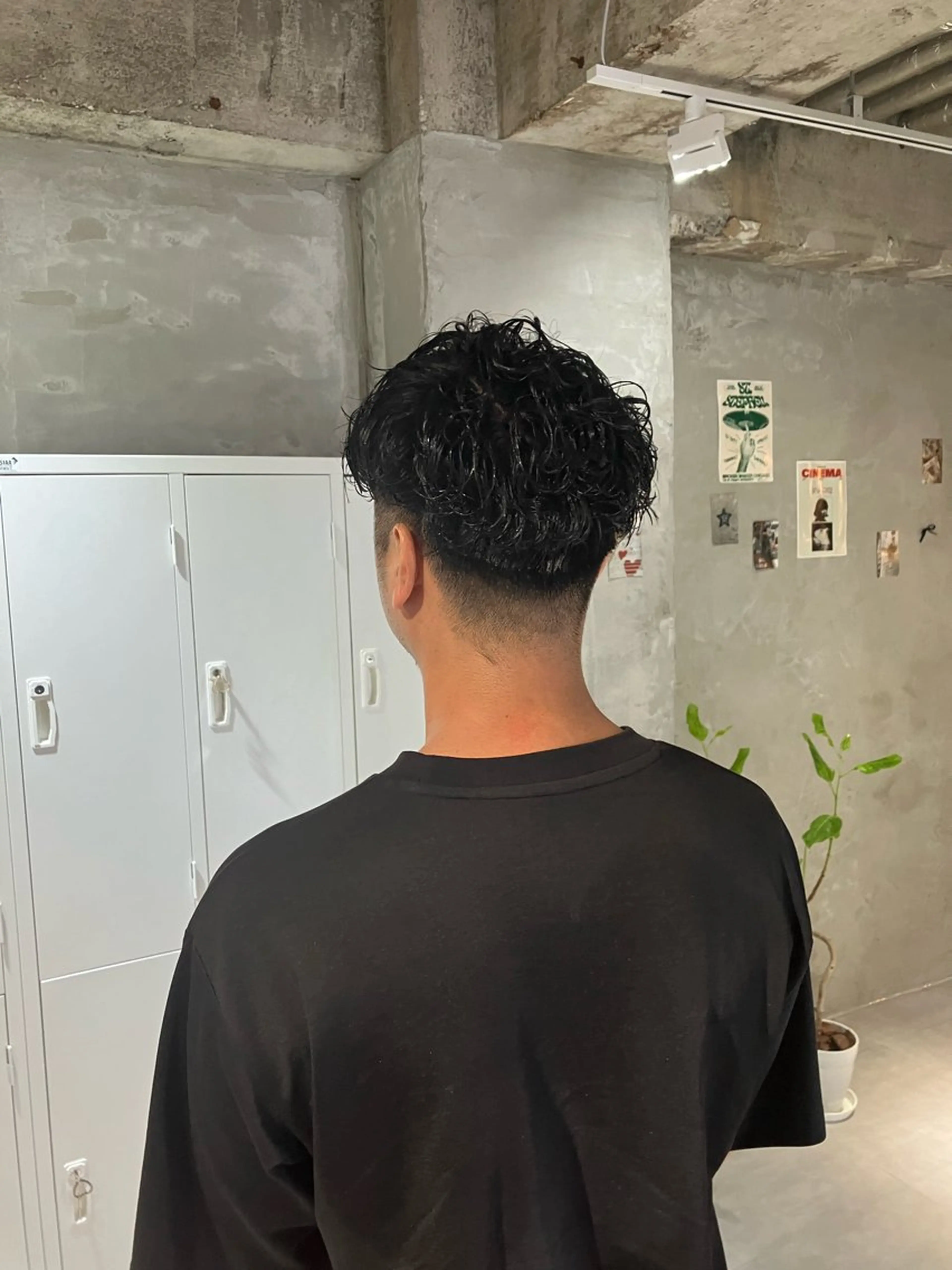 ショート パーマ メンズ カット パーマ トリートメント door white hideのヘアスタイル