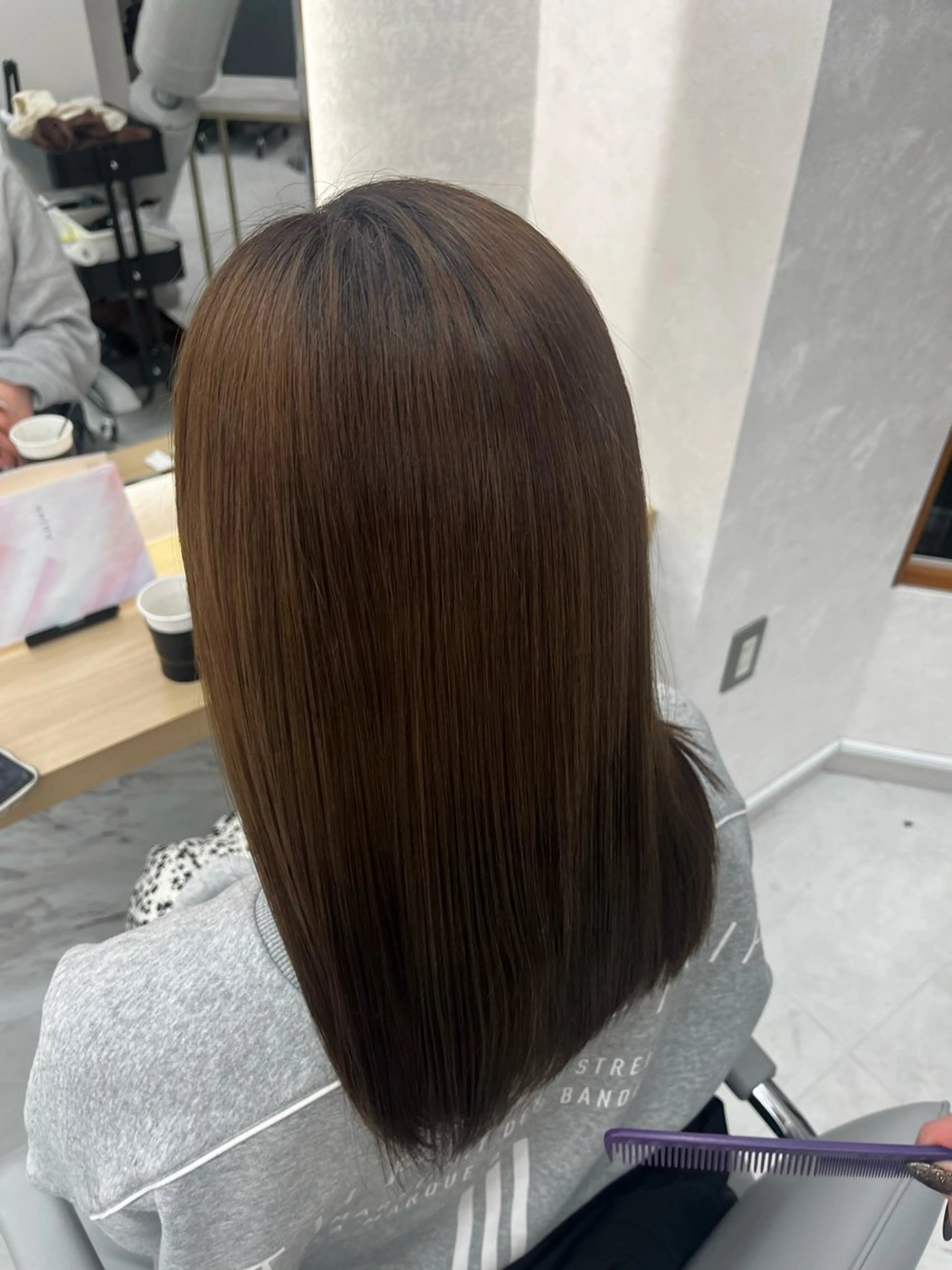 ロング トリートメント ヘッドスパ 新宿No.1艶髪矯正 美艶カラー/FUKAのヘアスタイル