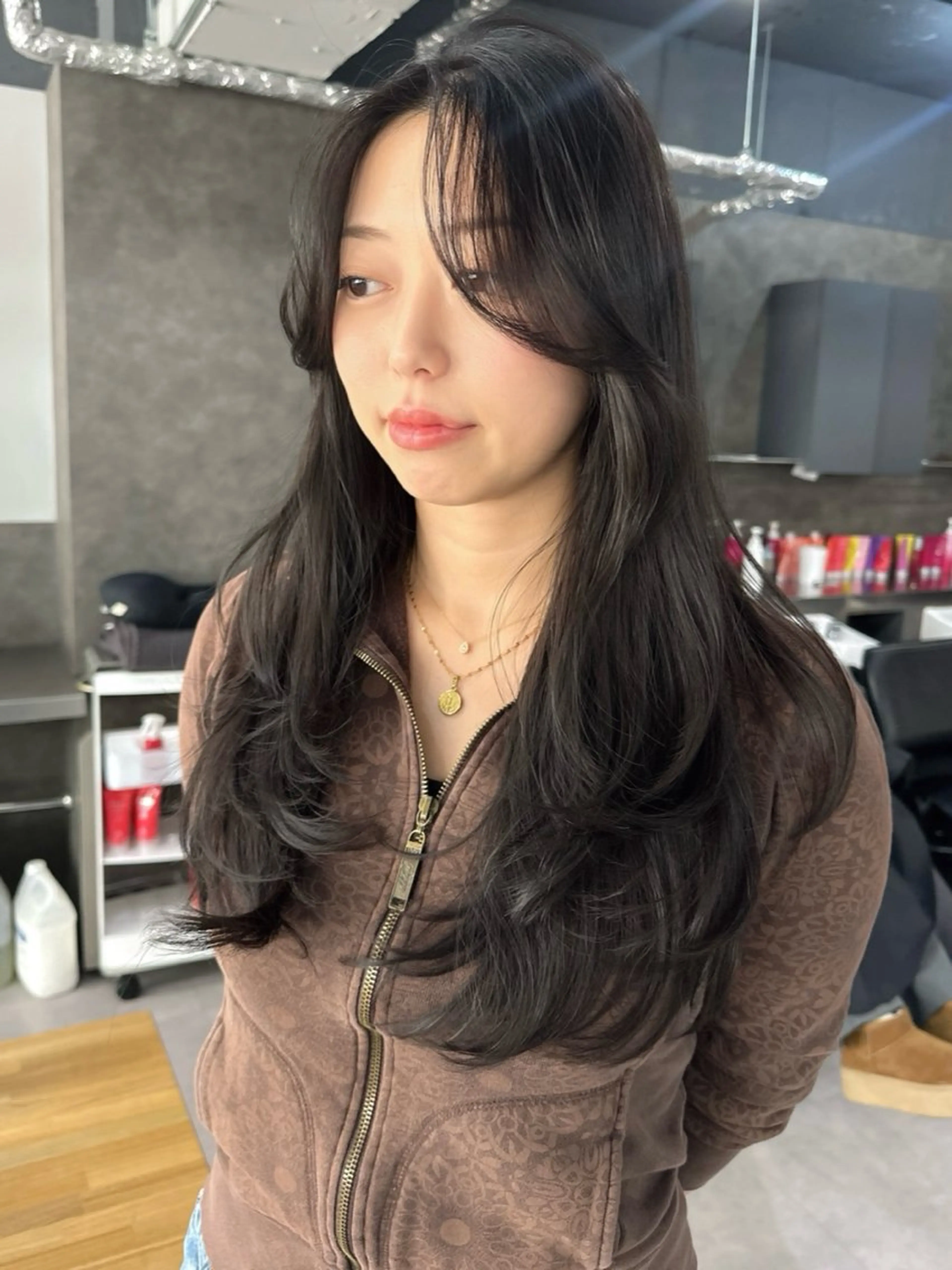 ロング カット トリートメント Ruika/海外ヘア /レイヤーカットのヘアスタイル