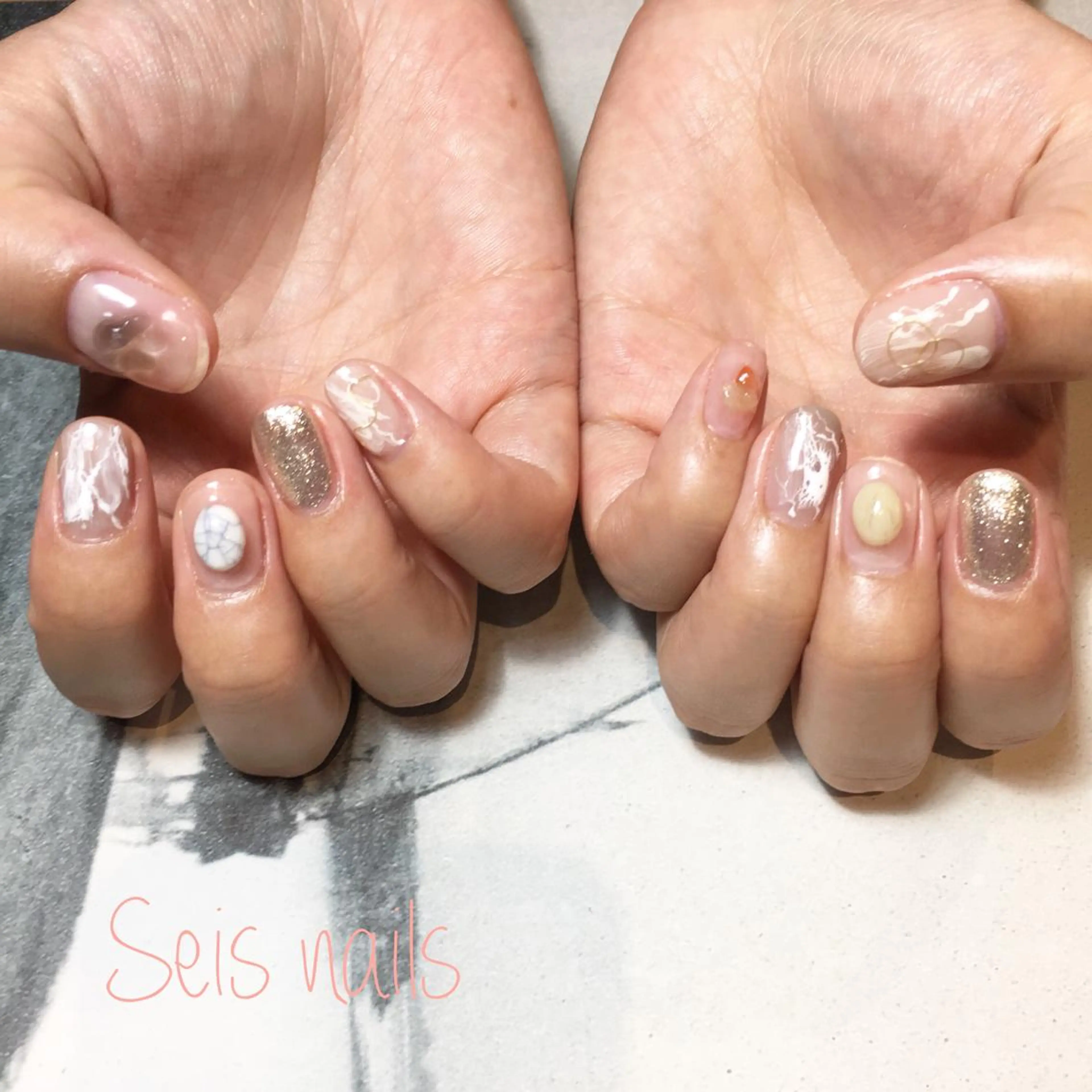 ネイル ハンドネイル Seis Shihoのネイルデザイン
