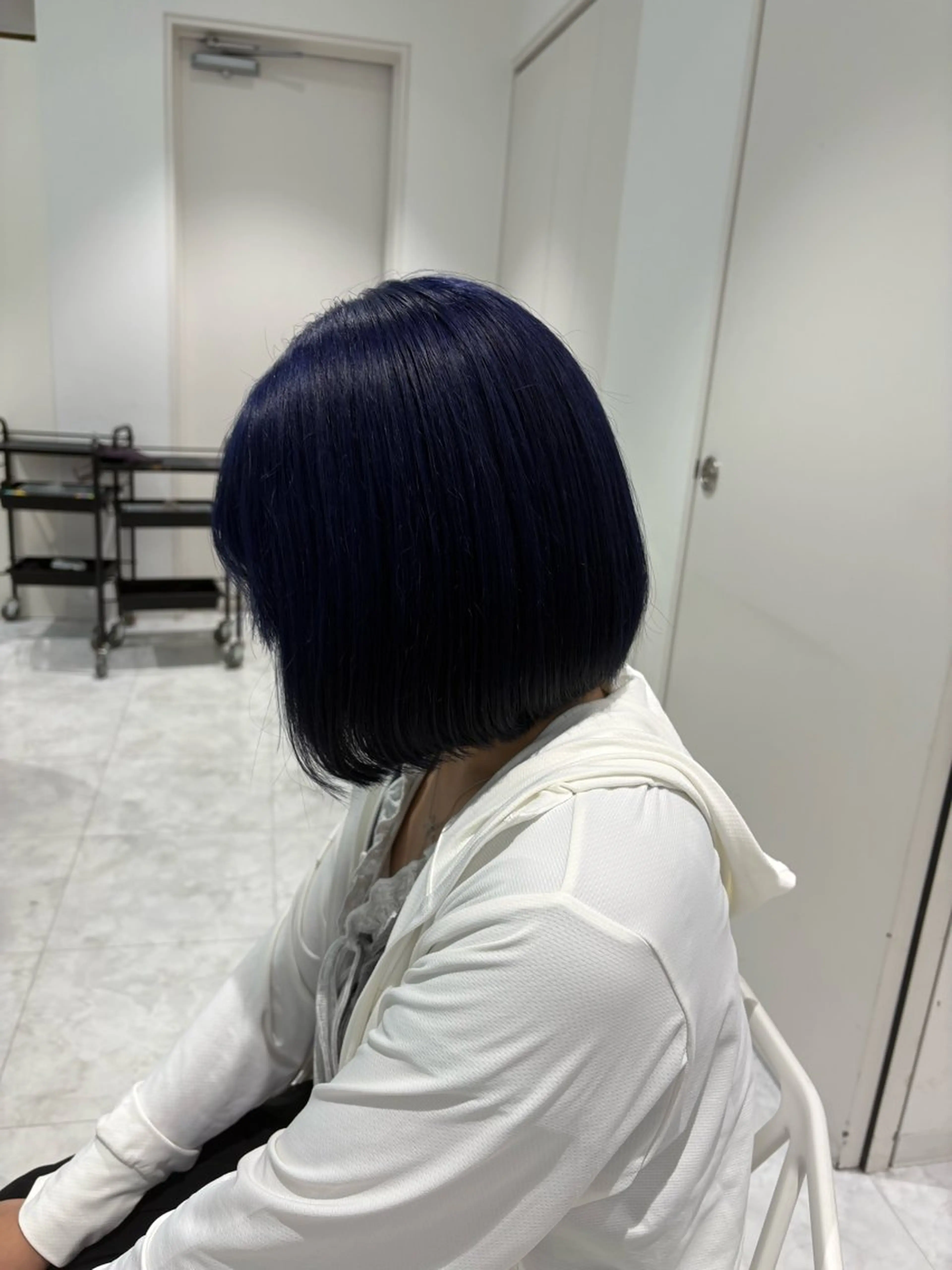 ミディアム カラー ヘアカラー 🤍ྀི透ける寒色 Cocoa🤍ྀིのヘアスタイル