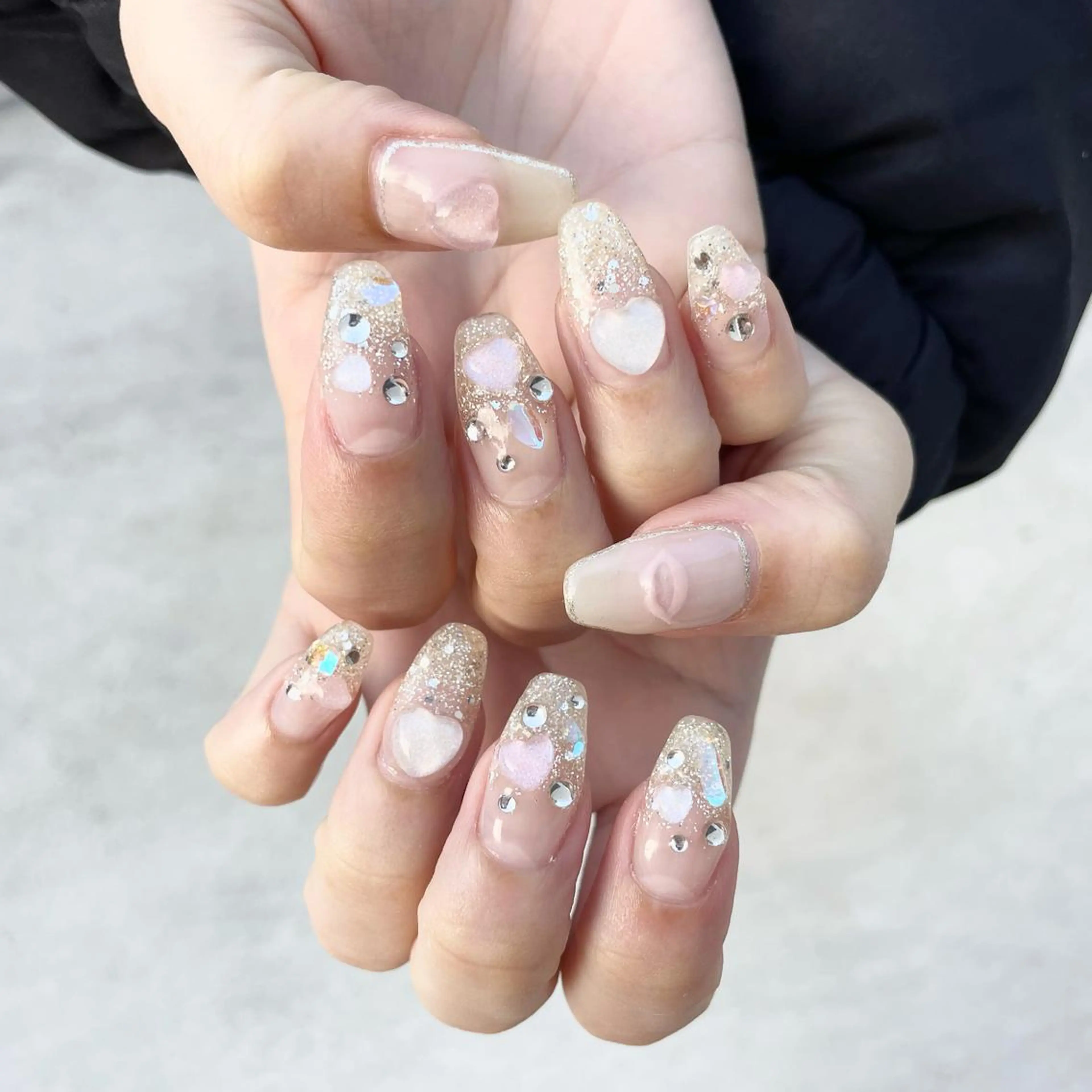 ネイル ハンドネイル Sea  nail by emaのネイルデザイン