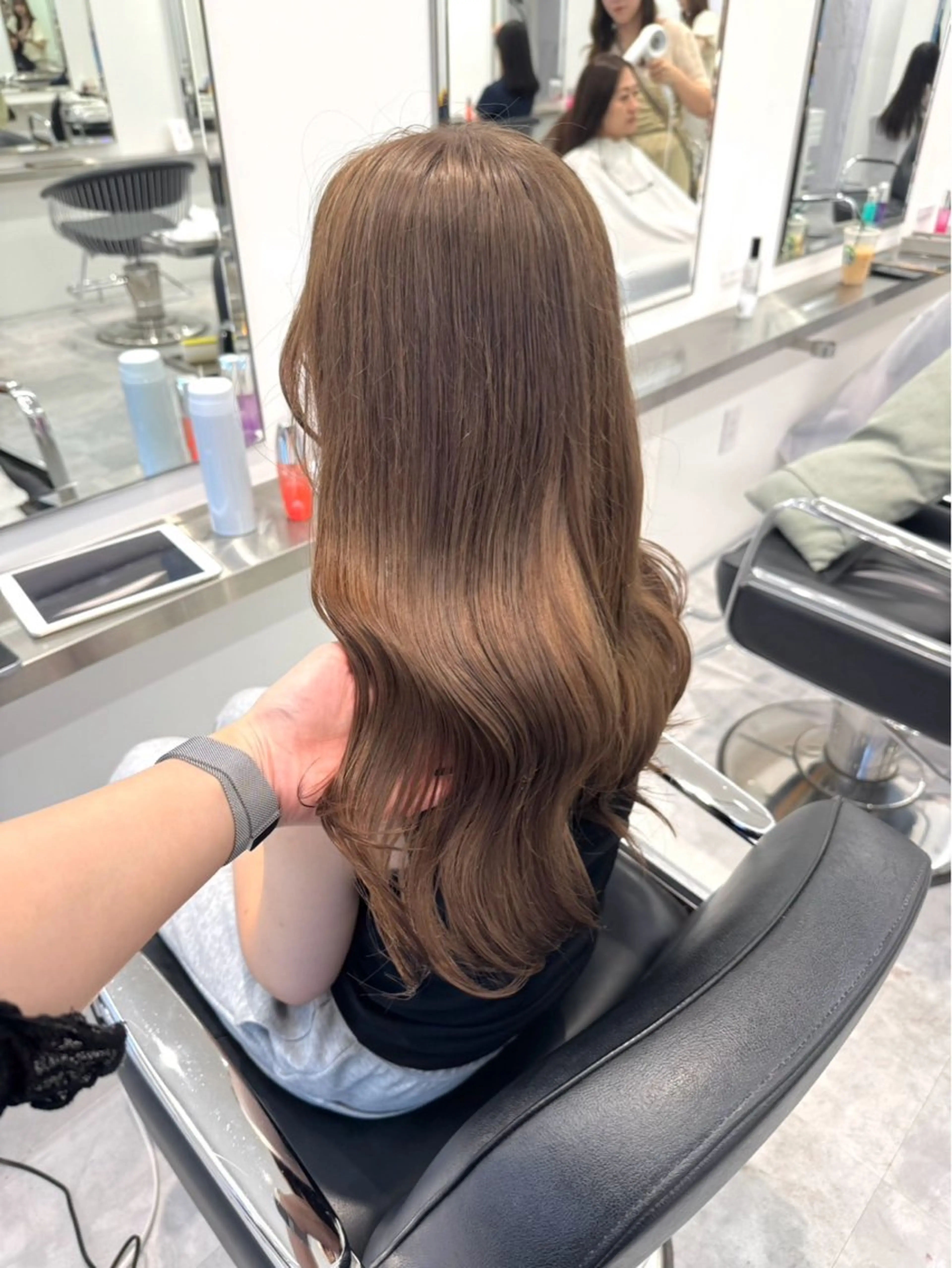 ロング カラー ヘアカラー ParveMix🍀 藤原愛未のヘアスタイル