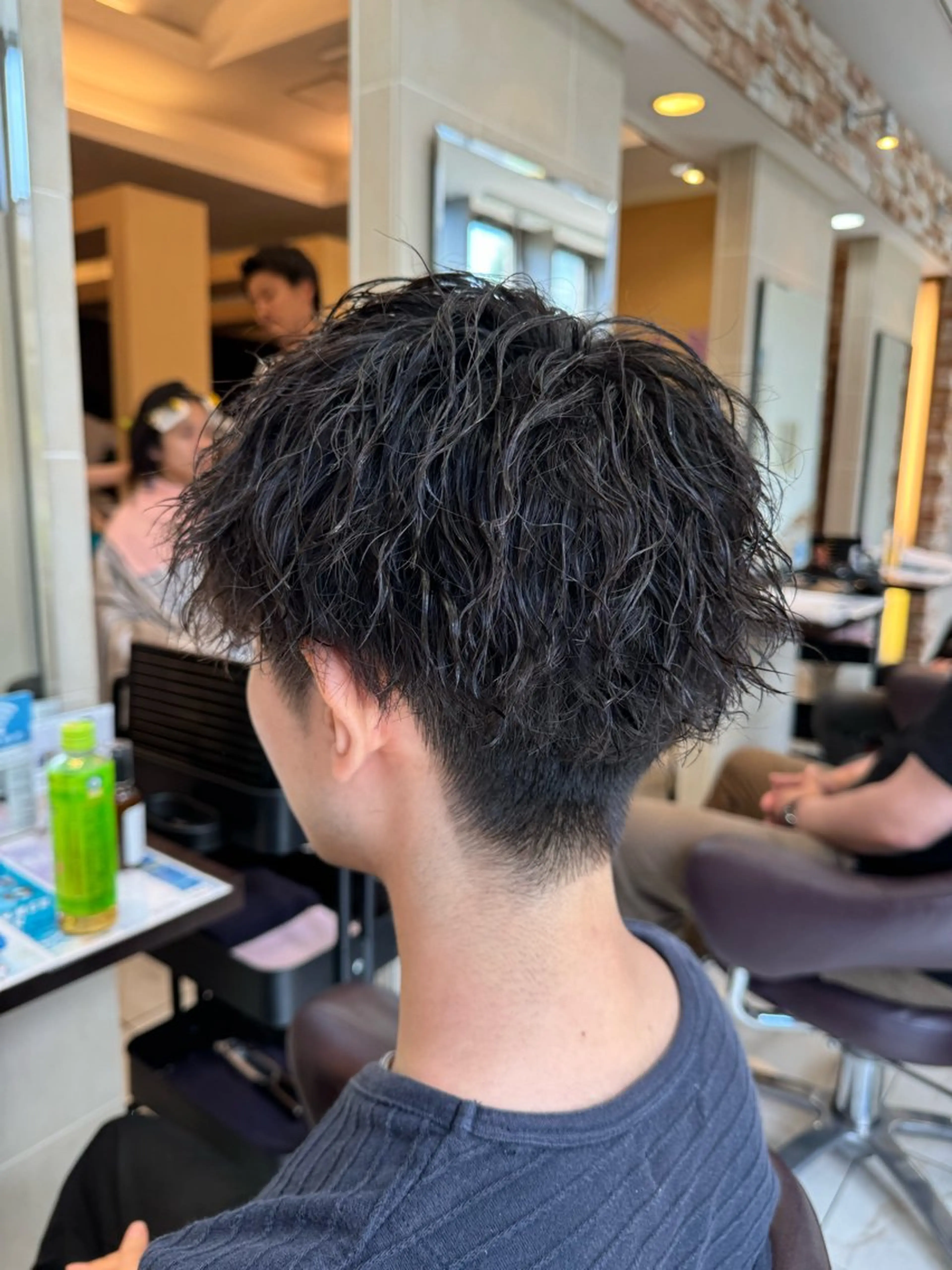 パーマ メンズ カット パーマ ⭐️透明感カラー/ パーマ⭐️宮野翔のヘアスタイル