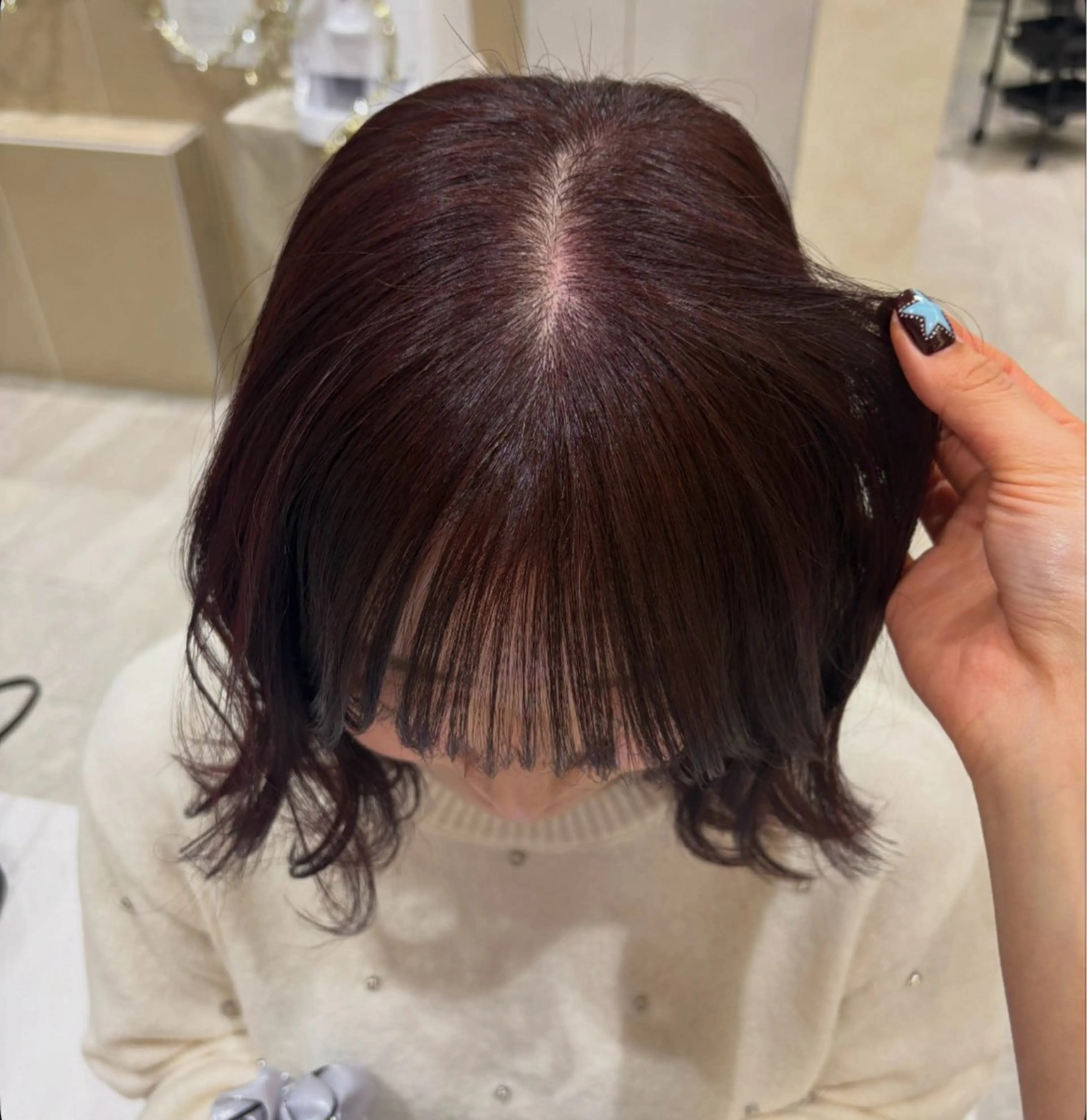 ミディアム ヘアカラー トリートメント SAAYA/板橋/ モデル募集中🎀のヘアスタイル