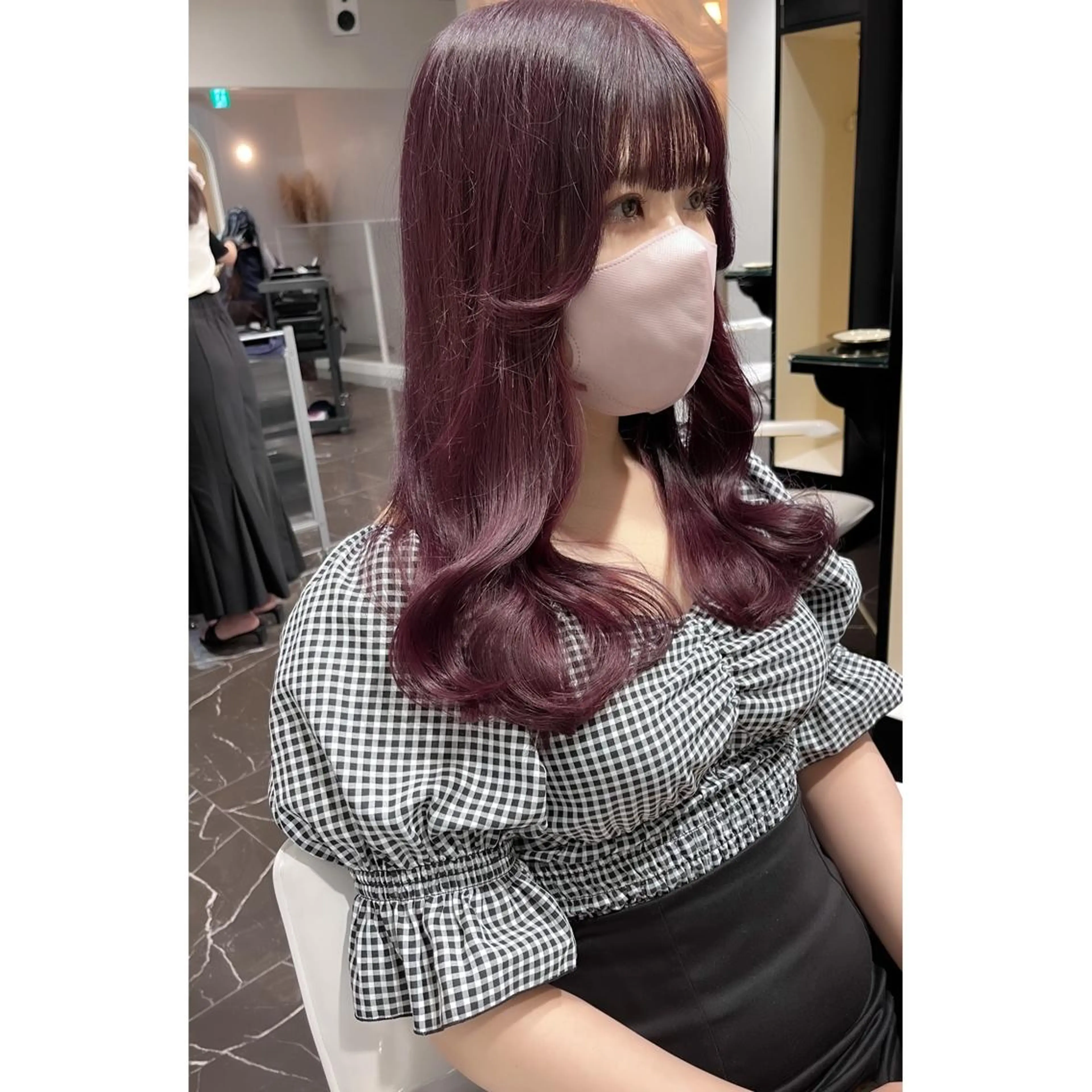 ロング カラー ブリーチ ヘアカラー LOTTA CUCCI所属・miyu /トレンド カラー×艶髪のヘアスタイル