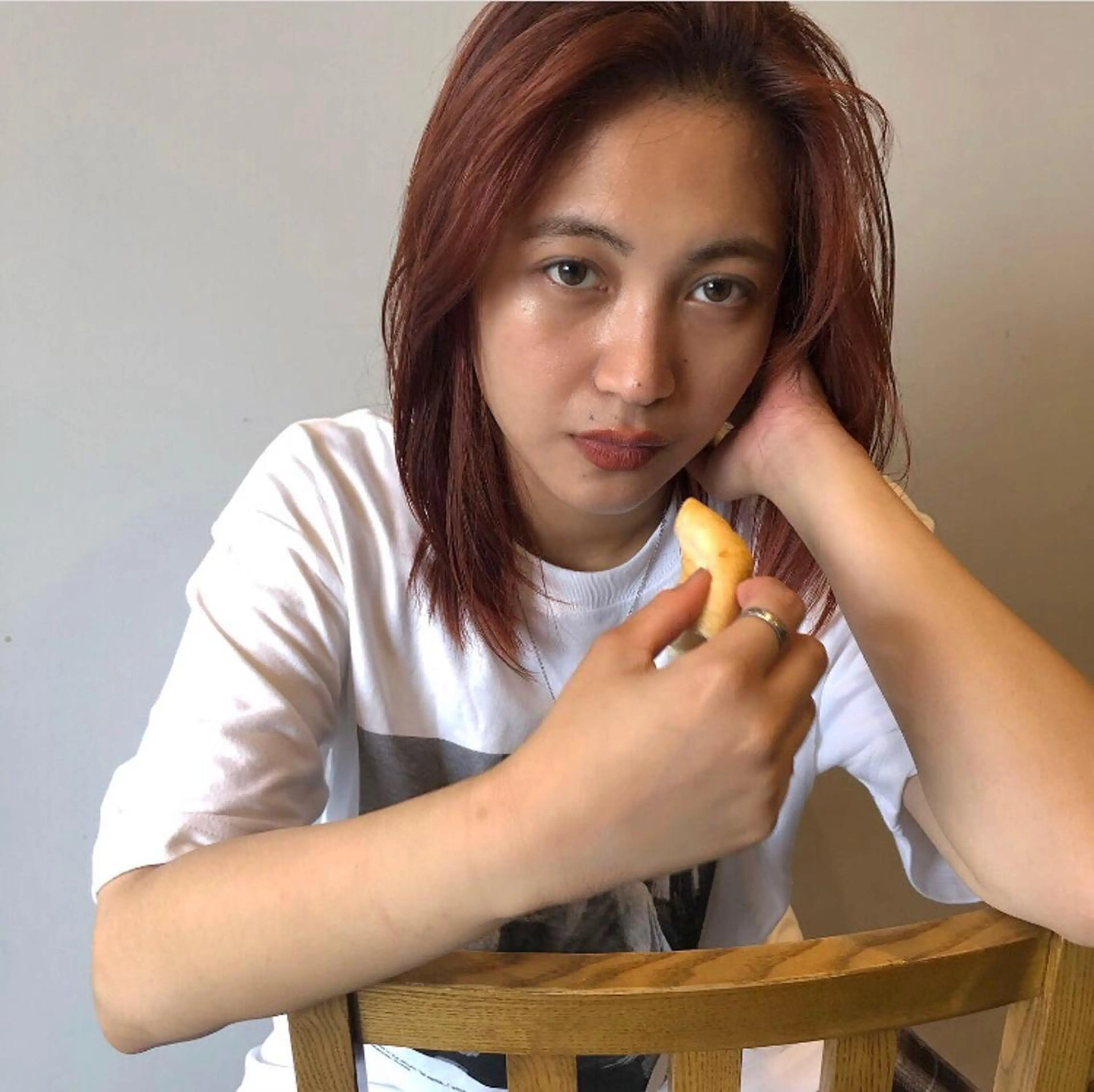 ミディアム ヘアアレンジ ケアブリーチ/ボブ/ honoのヘアスタイル