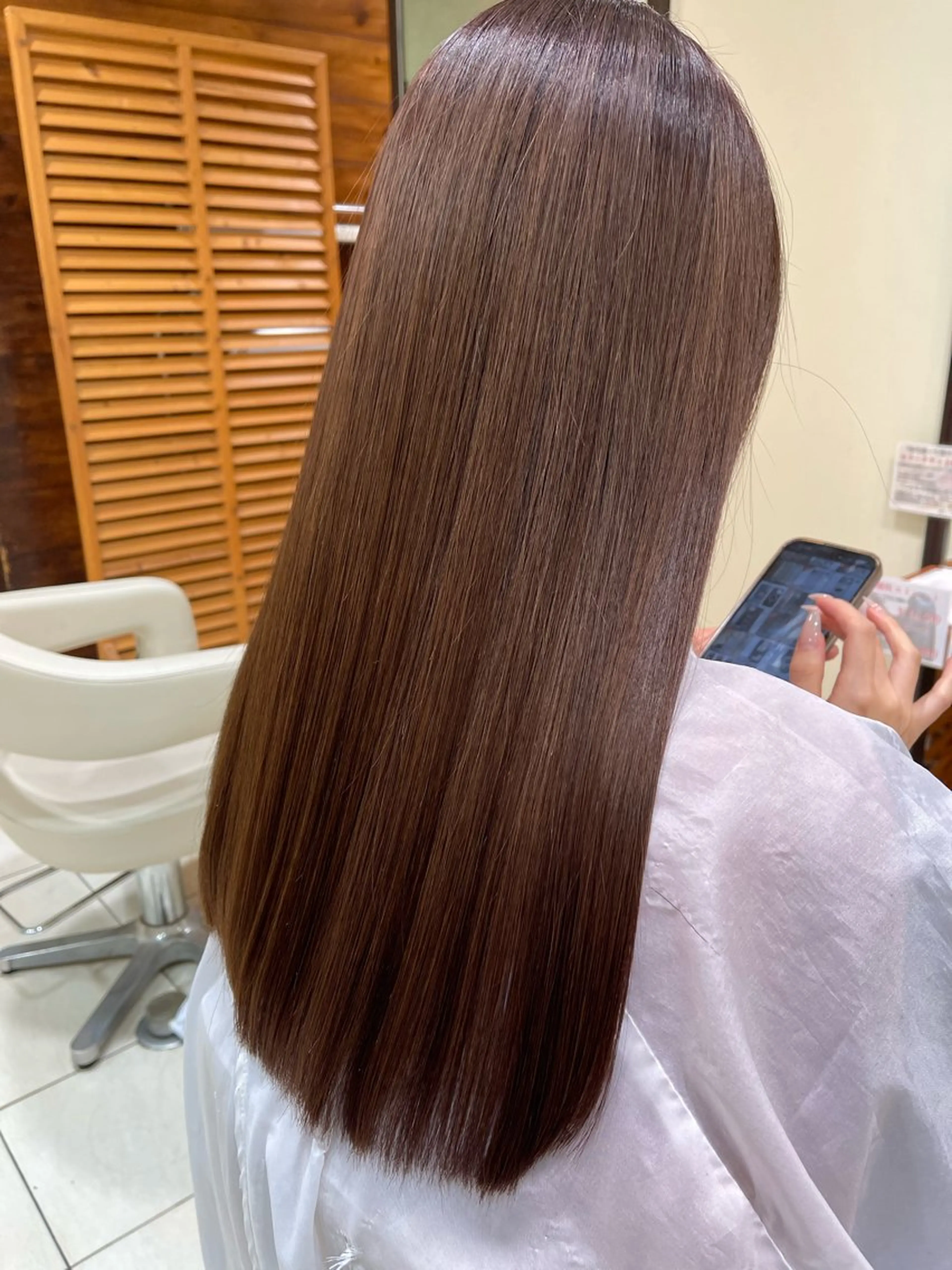 ロング カット ヘアカラー カネヒラ リョウスケのヘアスタイル