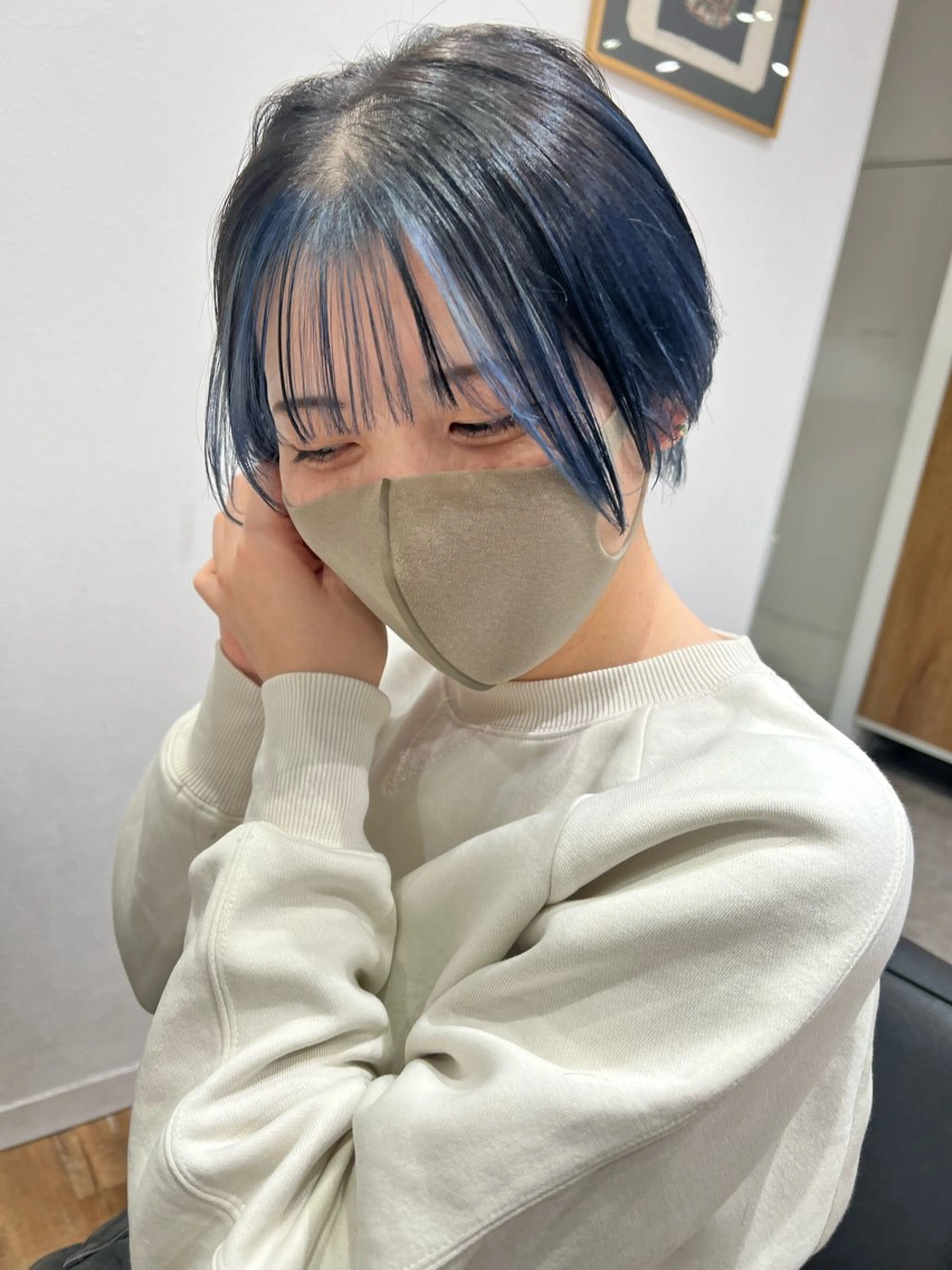 ミディアム カラー 韓国風スタイル 🍓MIZUKI🍓のヘアスタイル