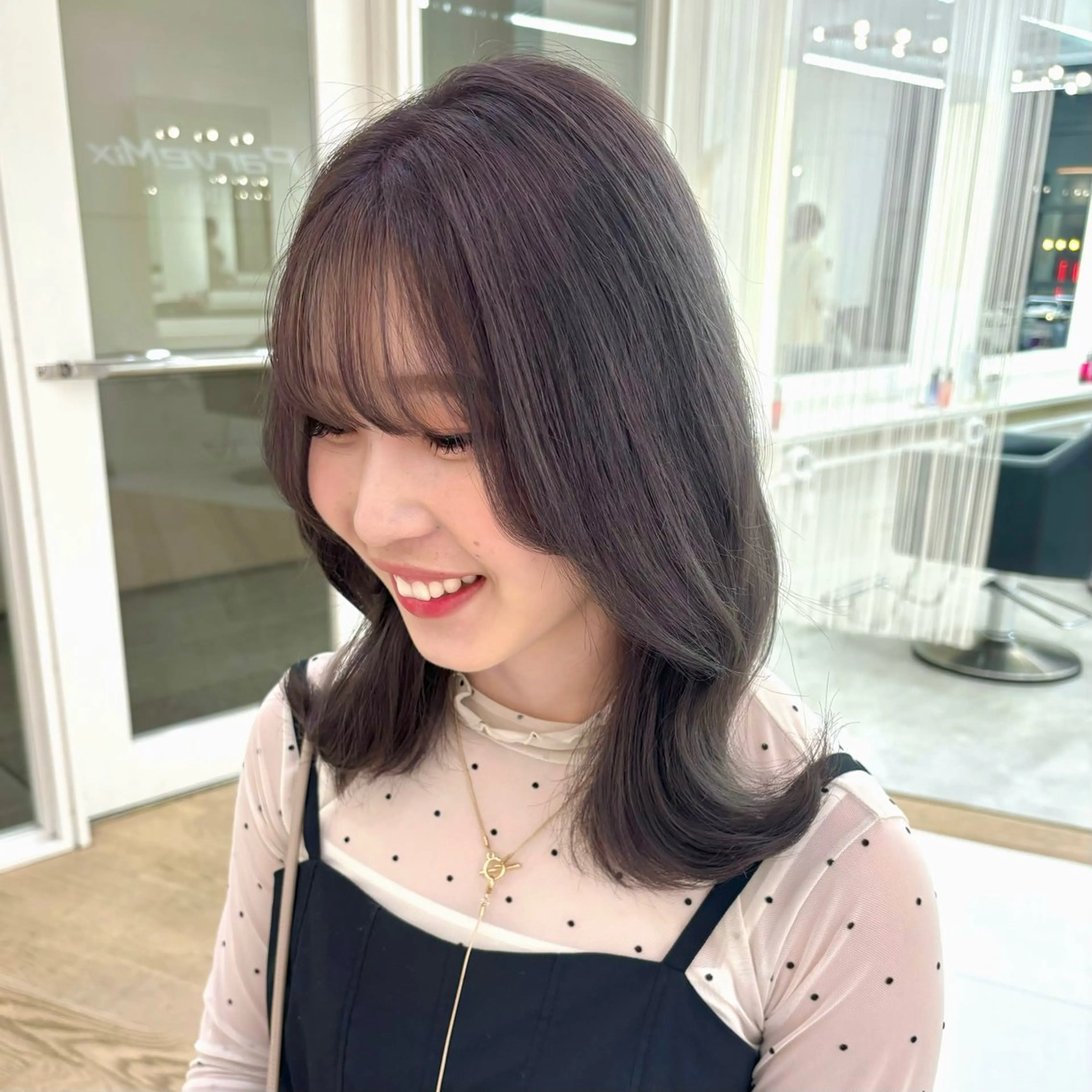 ミディアム カラー ヘアカラー Parve Mix / 根本 梨湖🫧のヘアスタイル