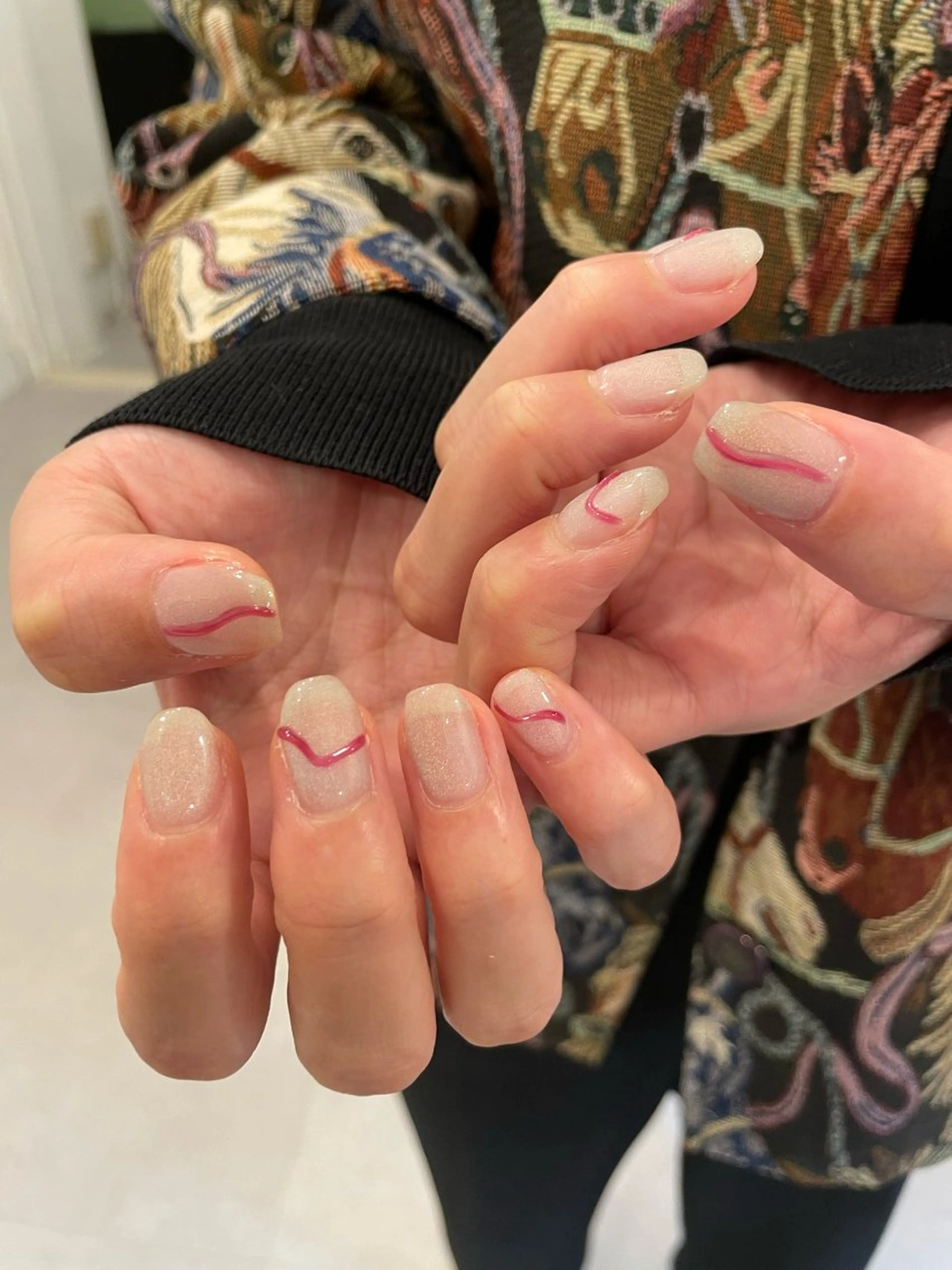 ネイル シンプルネイル eyelash&nail YUZUME所属・Narumi/ YUZUME銀座のネイルデザイン