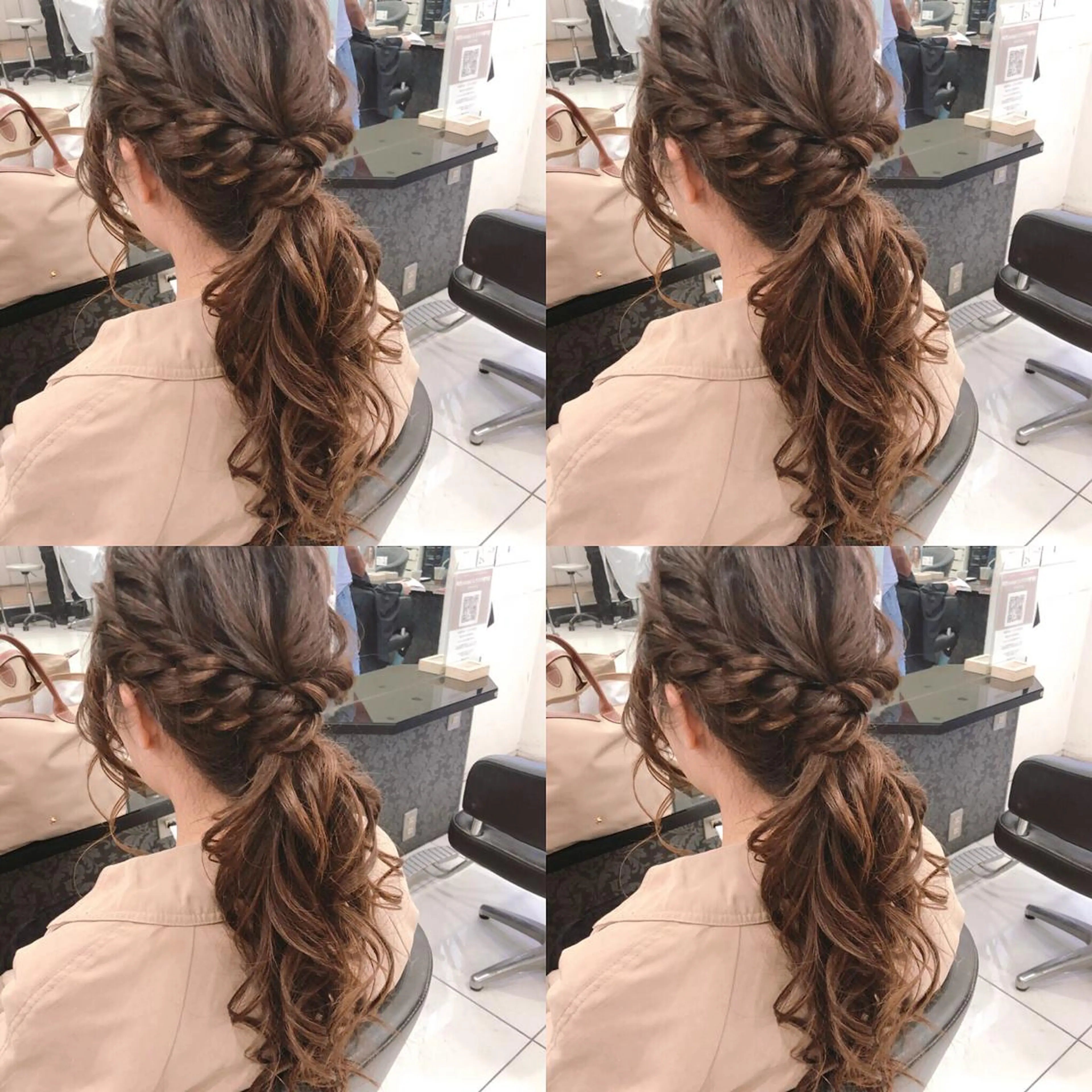 ロング ヘアアレンジ ポニーテール ヘアセット 🌷MAYU 🌷のヘアスタイル