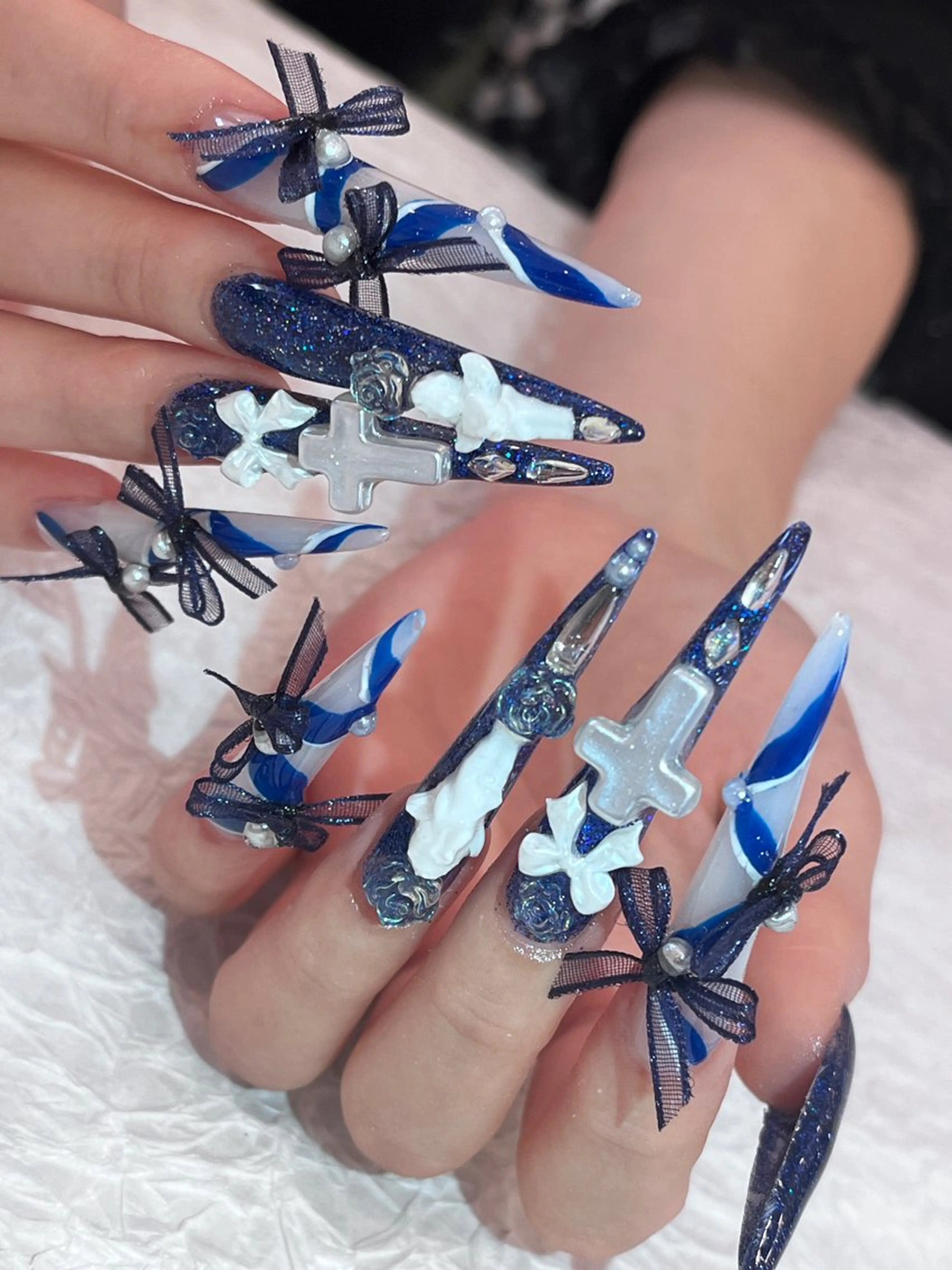 ロング 🖤スカルプ専門店 新宿・MR🖤のネイルデザイン