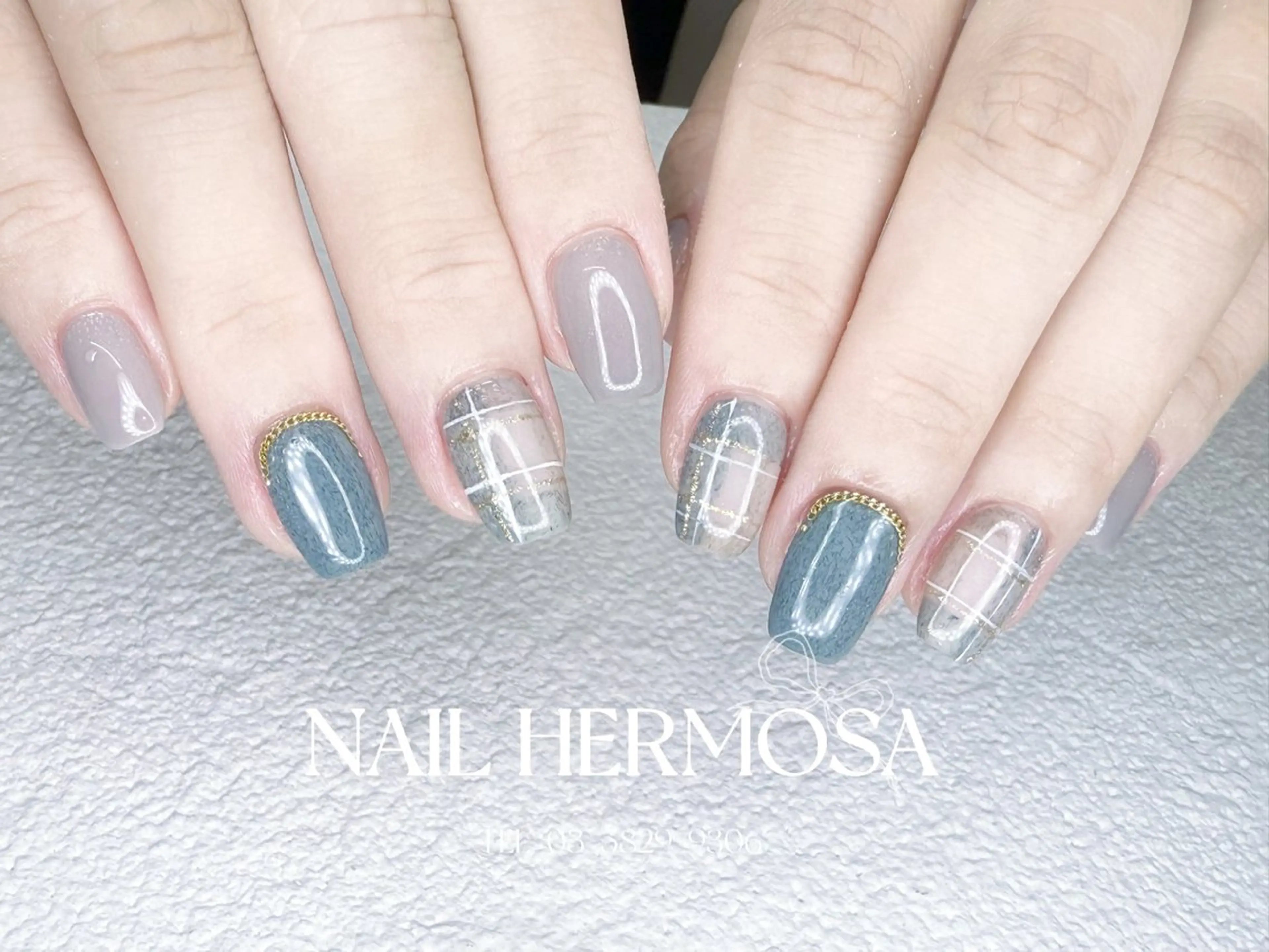 ネイル アートネイル ジェルネイル マグネットネイル 持ち込み ニュアンスネイル ハンドネイル ネイル エルモサのネイルデザイン