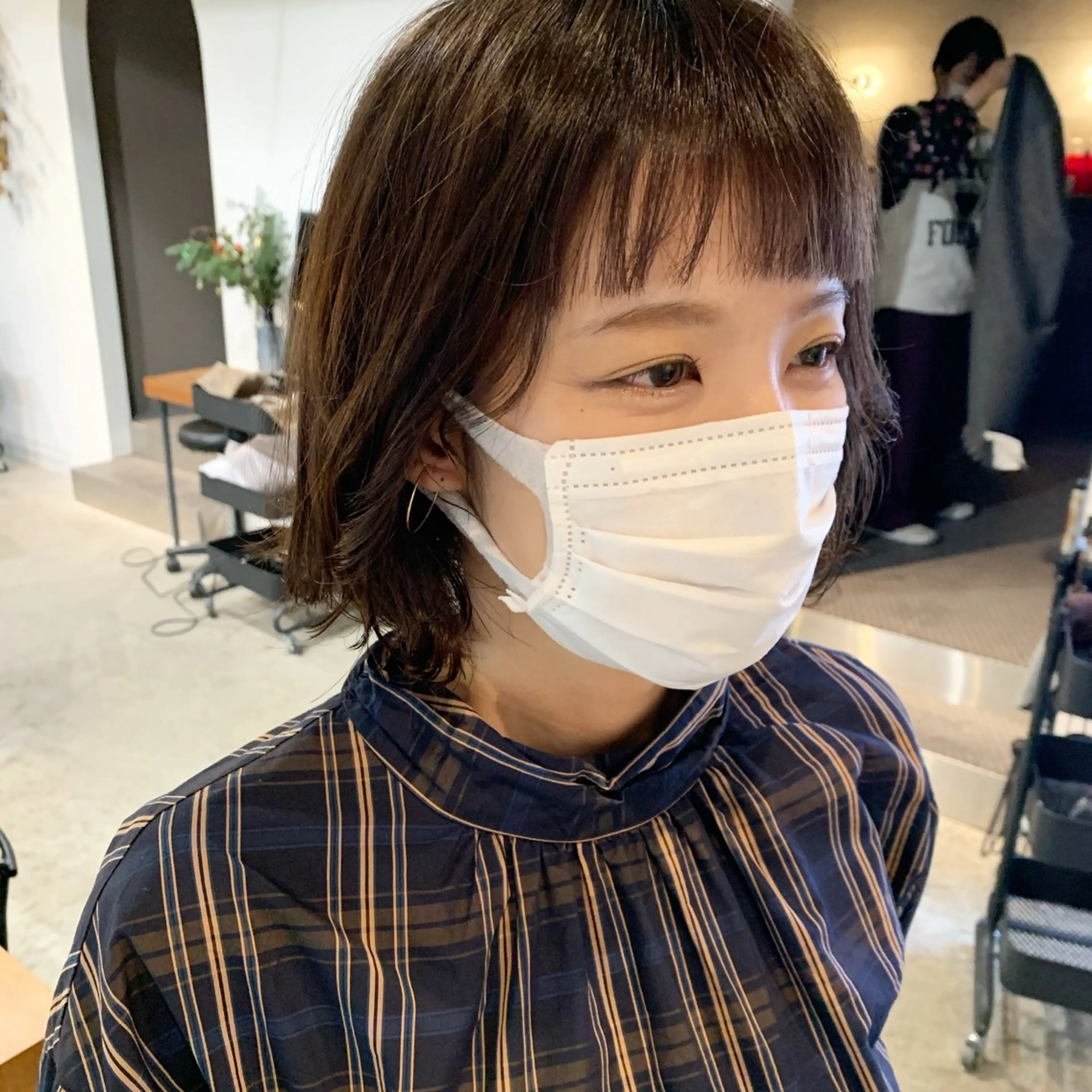 ミディアム 🐰桃山台/髪質改善 山亀のヘアスタイル