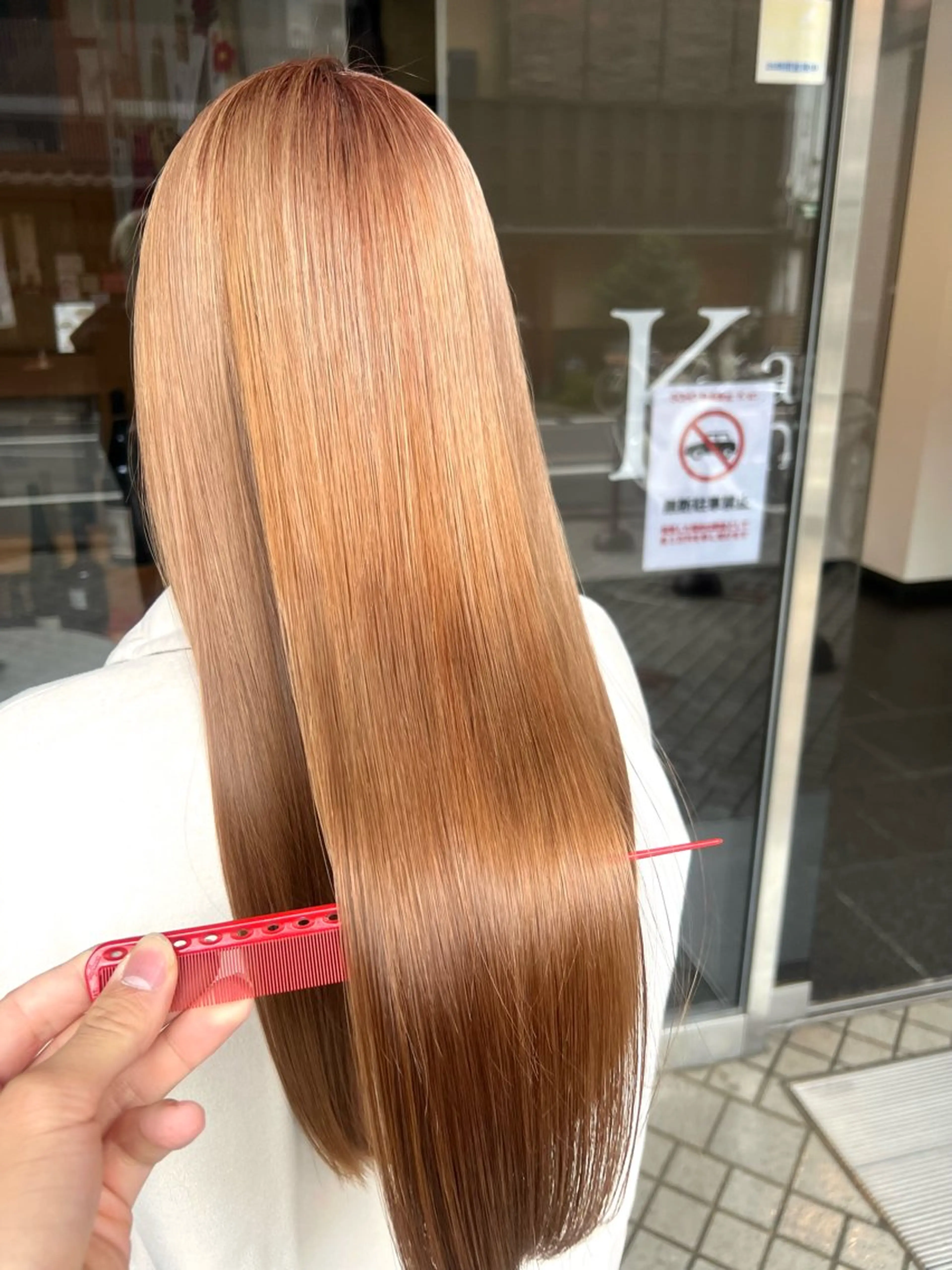ロング Realme  京都四条烏丸ドゥエby  yk所属・脱・パサつき髪 /髪質改善　小塚耀介のヘアスタイル