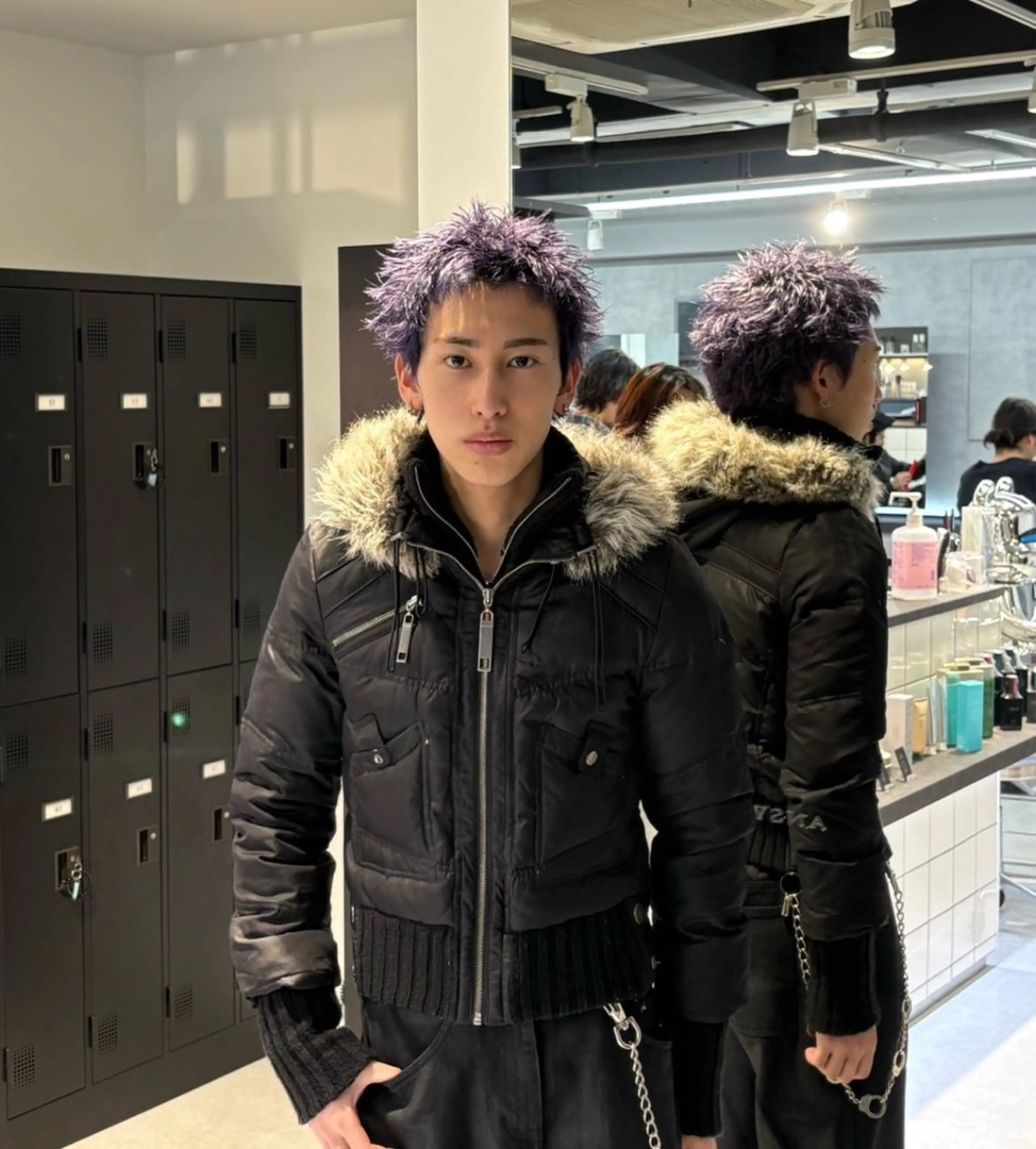 ショート カラー ヘアアレンジ メンズ ハイトーン特化/渋谷 ⚡️コースケ⚡️のヘアスタイル